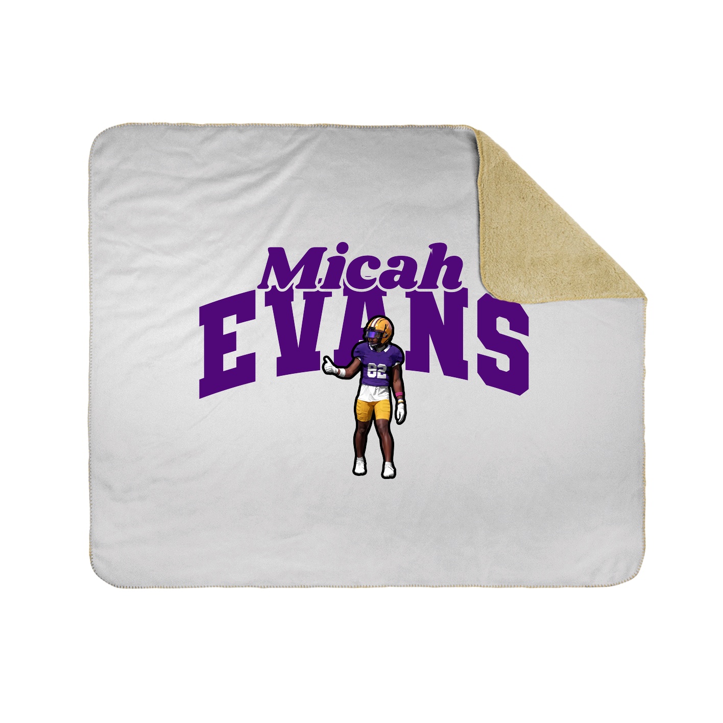 Throw Blanket — Signature Arch in White