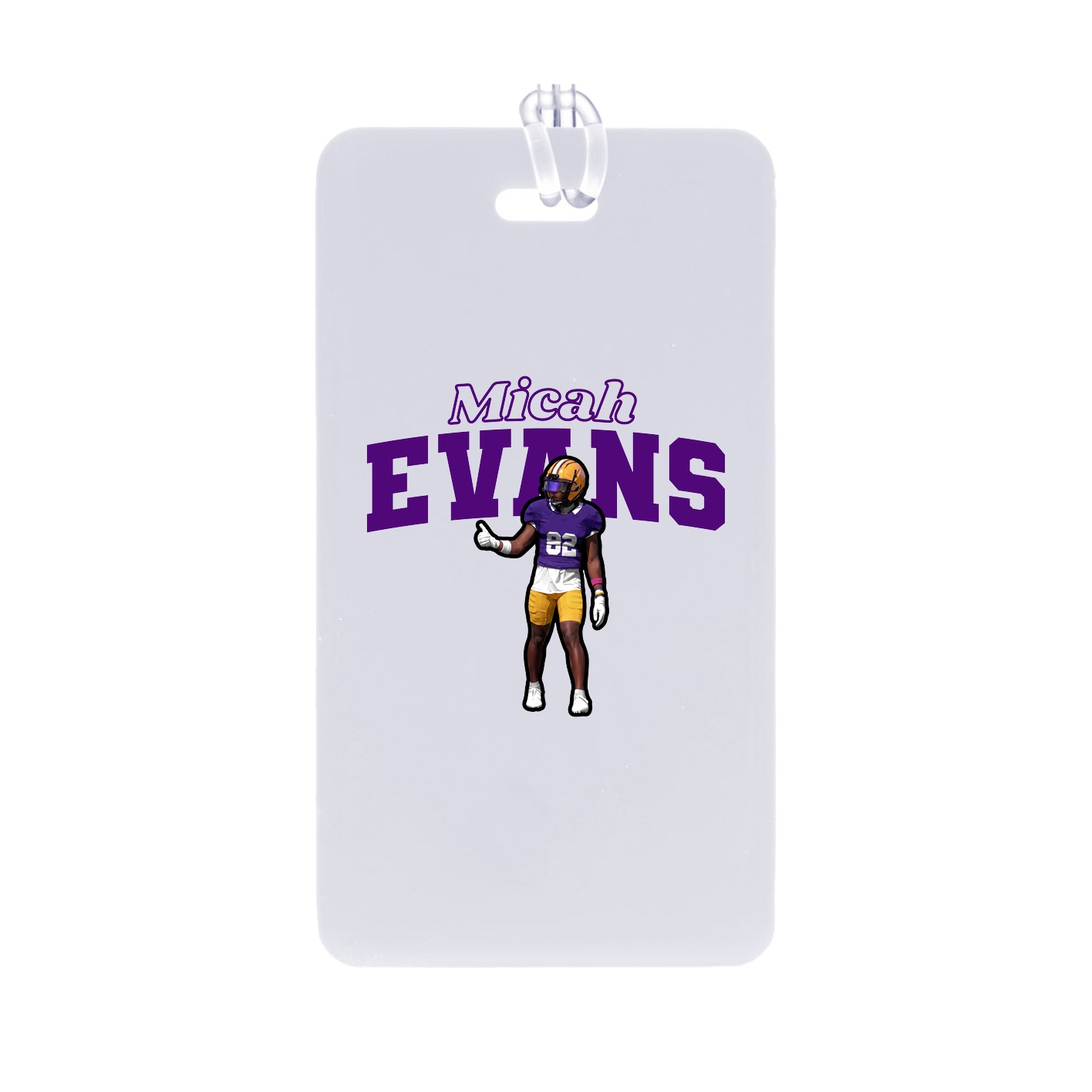Bag Tag — Name Arch in Classic