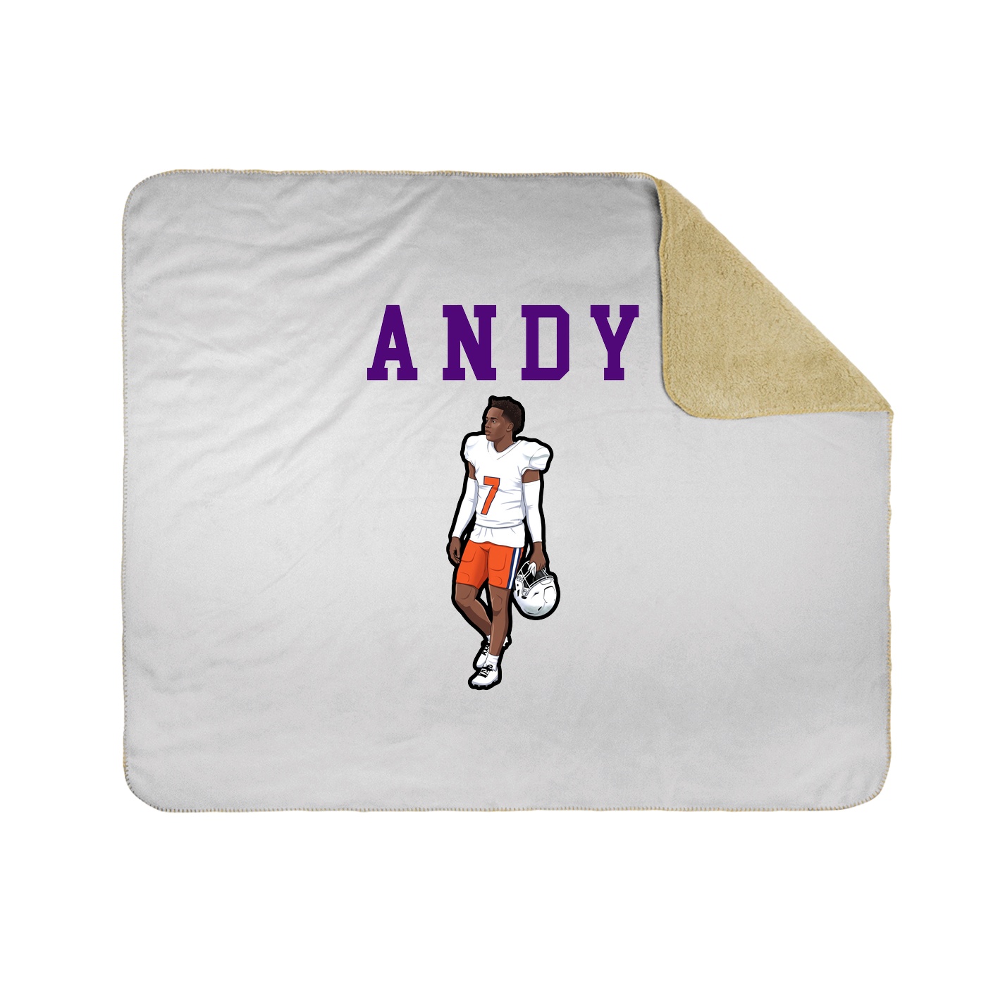 Throw Blanket — Shirsey in White