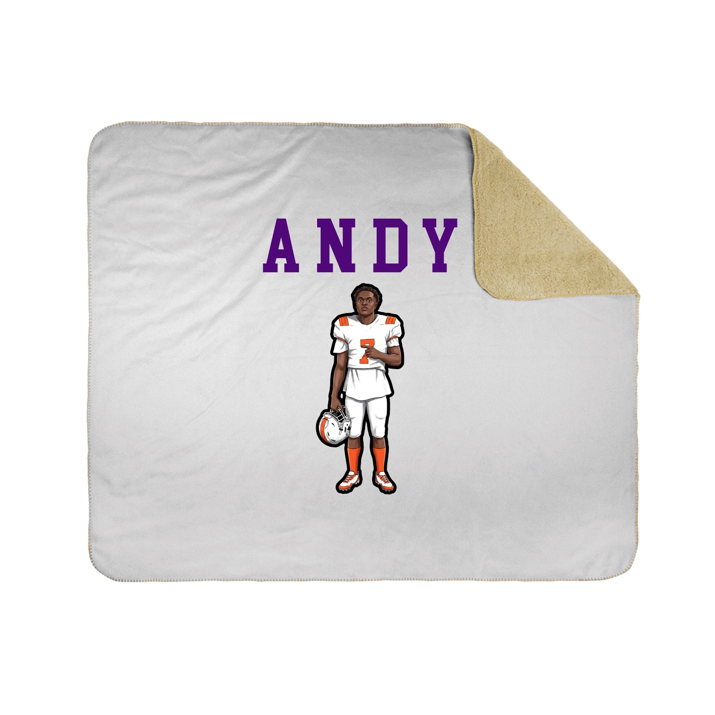 Throw Blanket — Shirsey in White