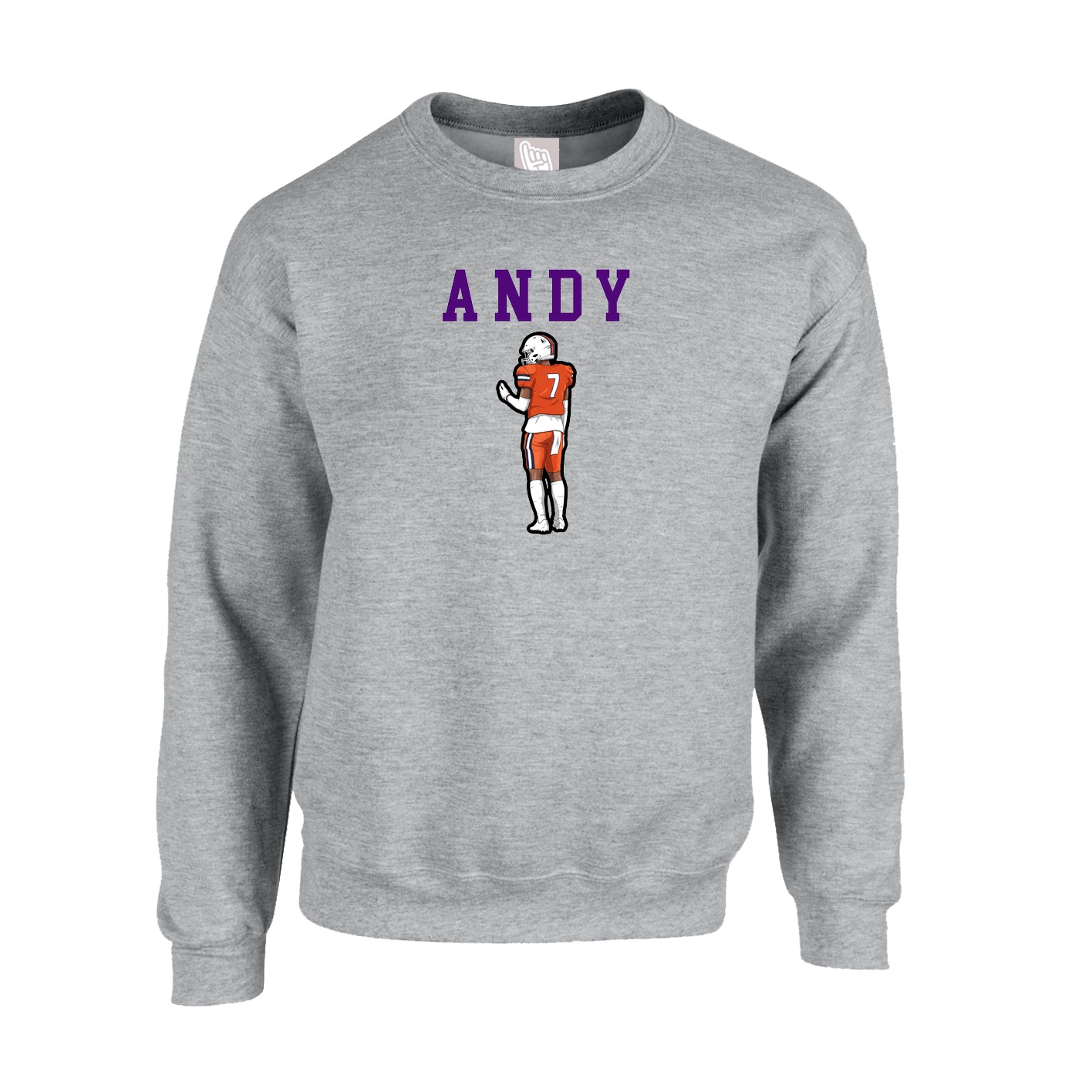 Fleece Crew — Shirsey in Grey