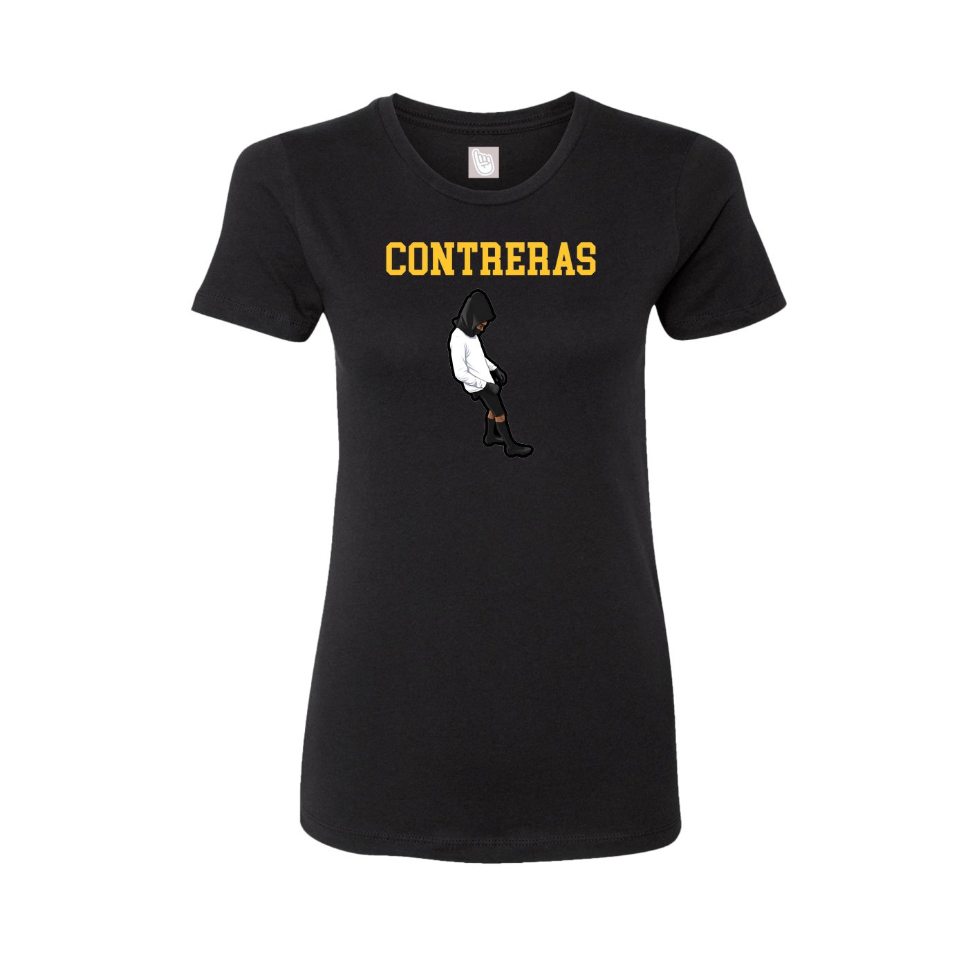 Fitted Women's Tee — Shirsey in Black