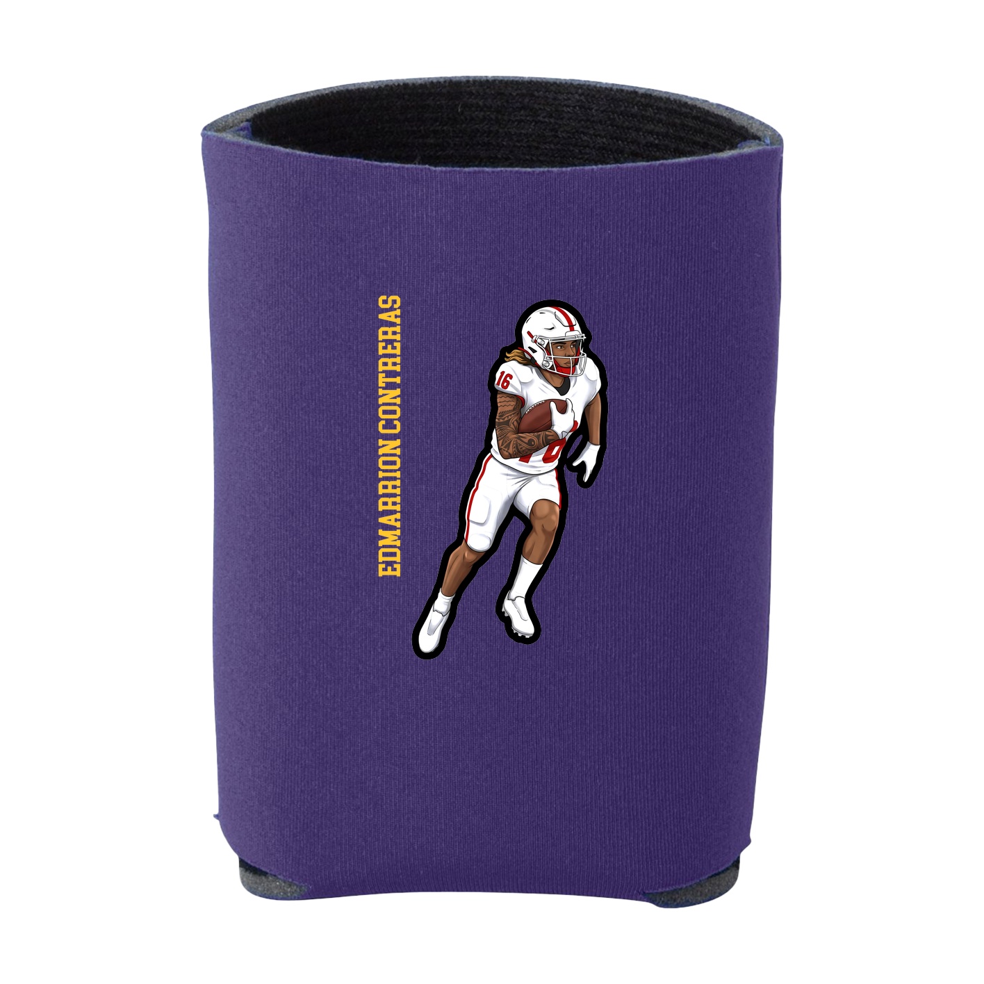 Can Holder — Name Vertical in Purple