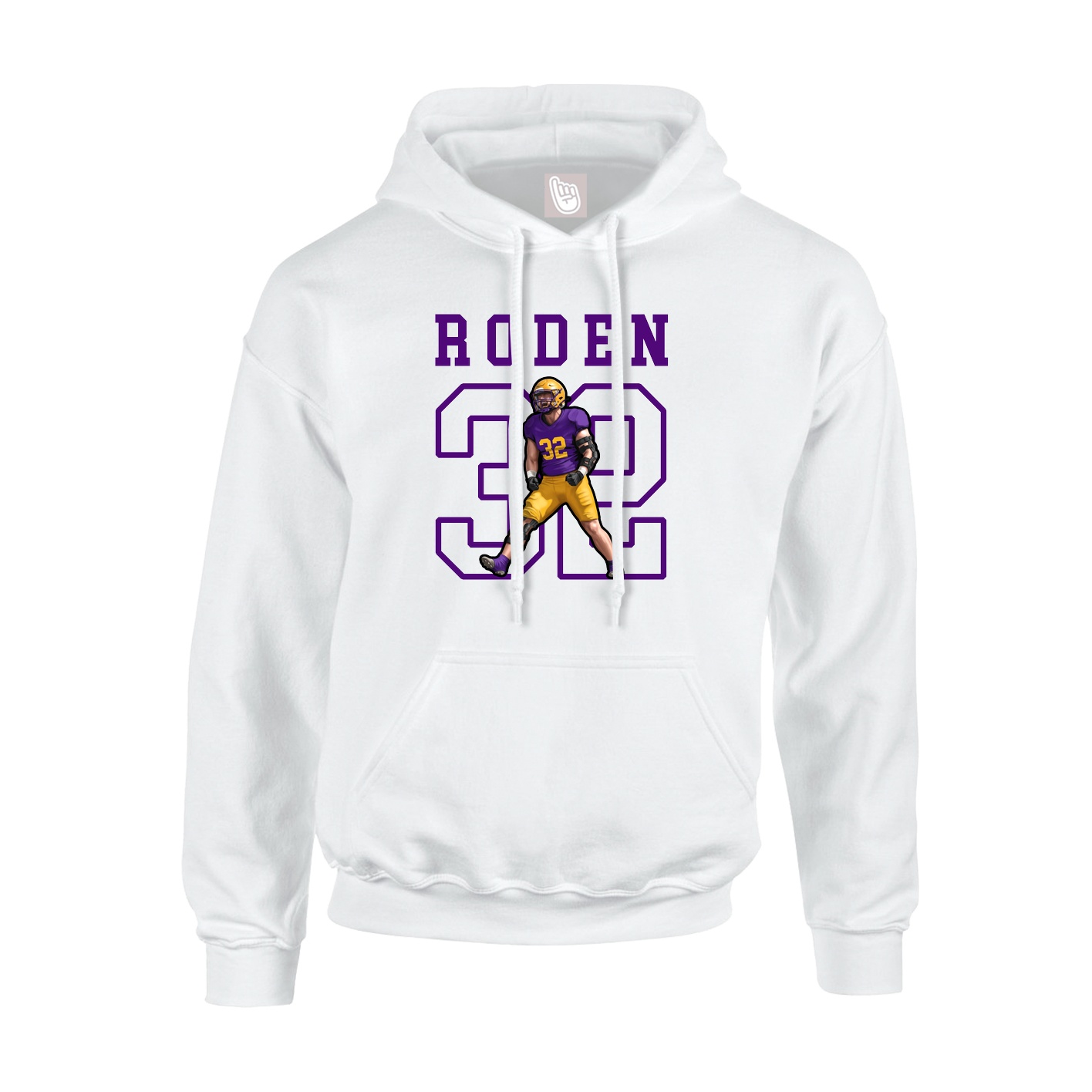 Hoodie — Shirsey in White
