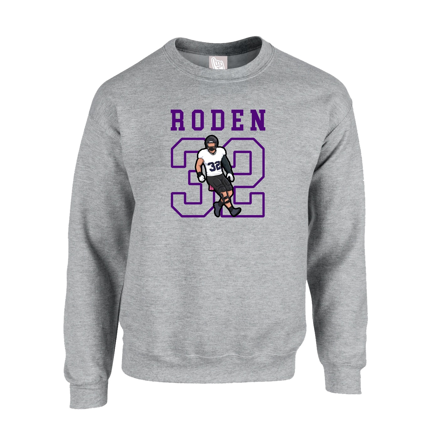 Fleece Crew — Shirsey in Grey