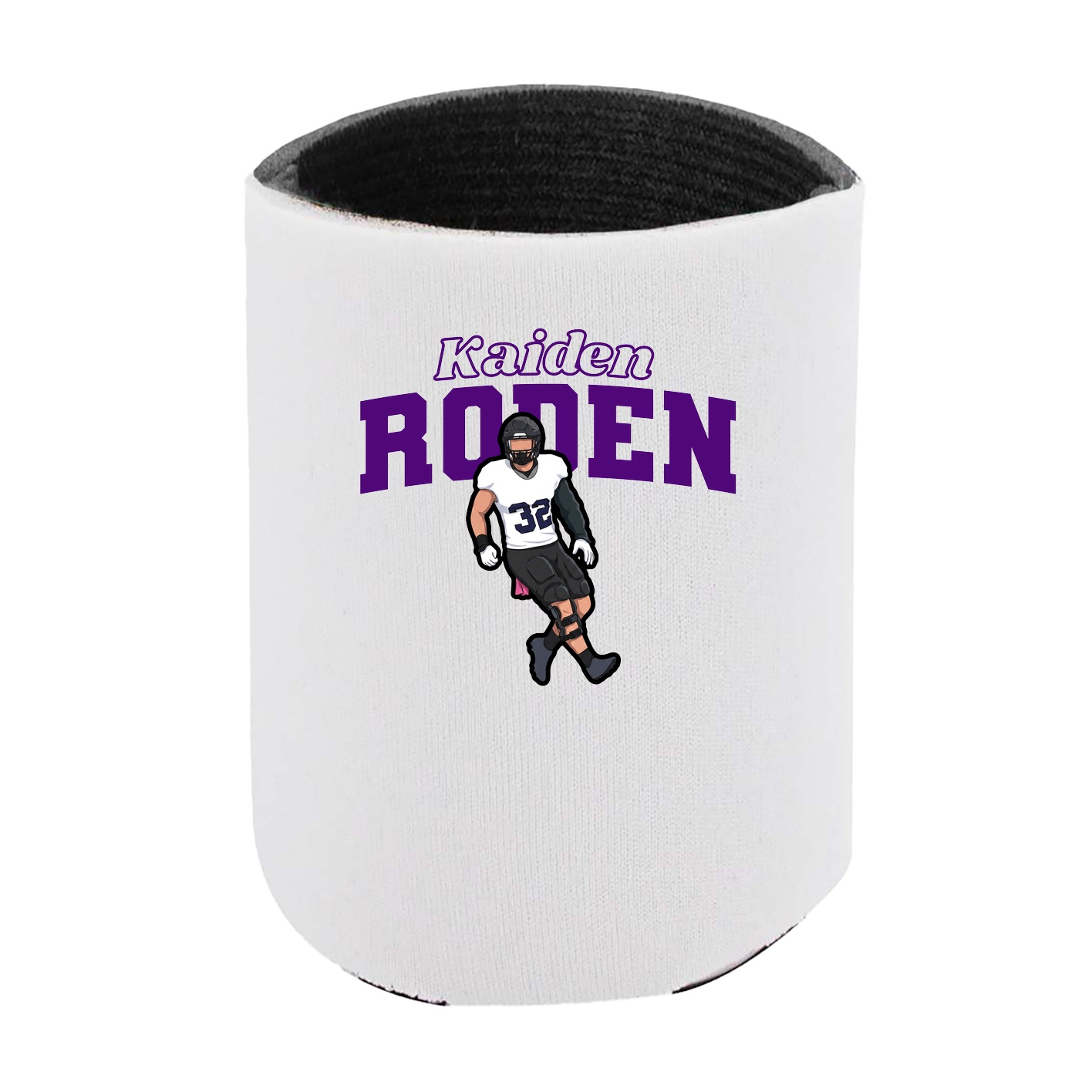 Can Holder — Name Arch in White