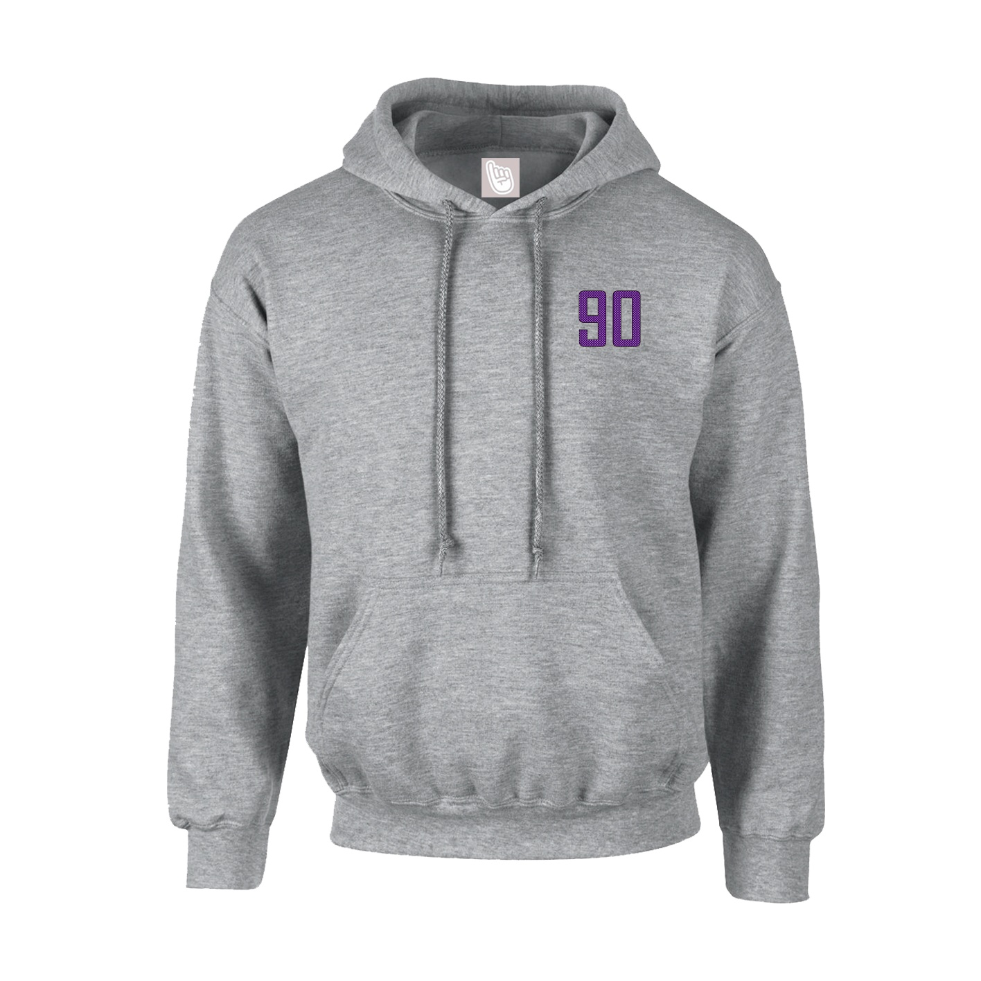 Youth Hoodie — Front Shirsy in Grey