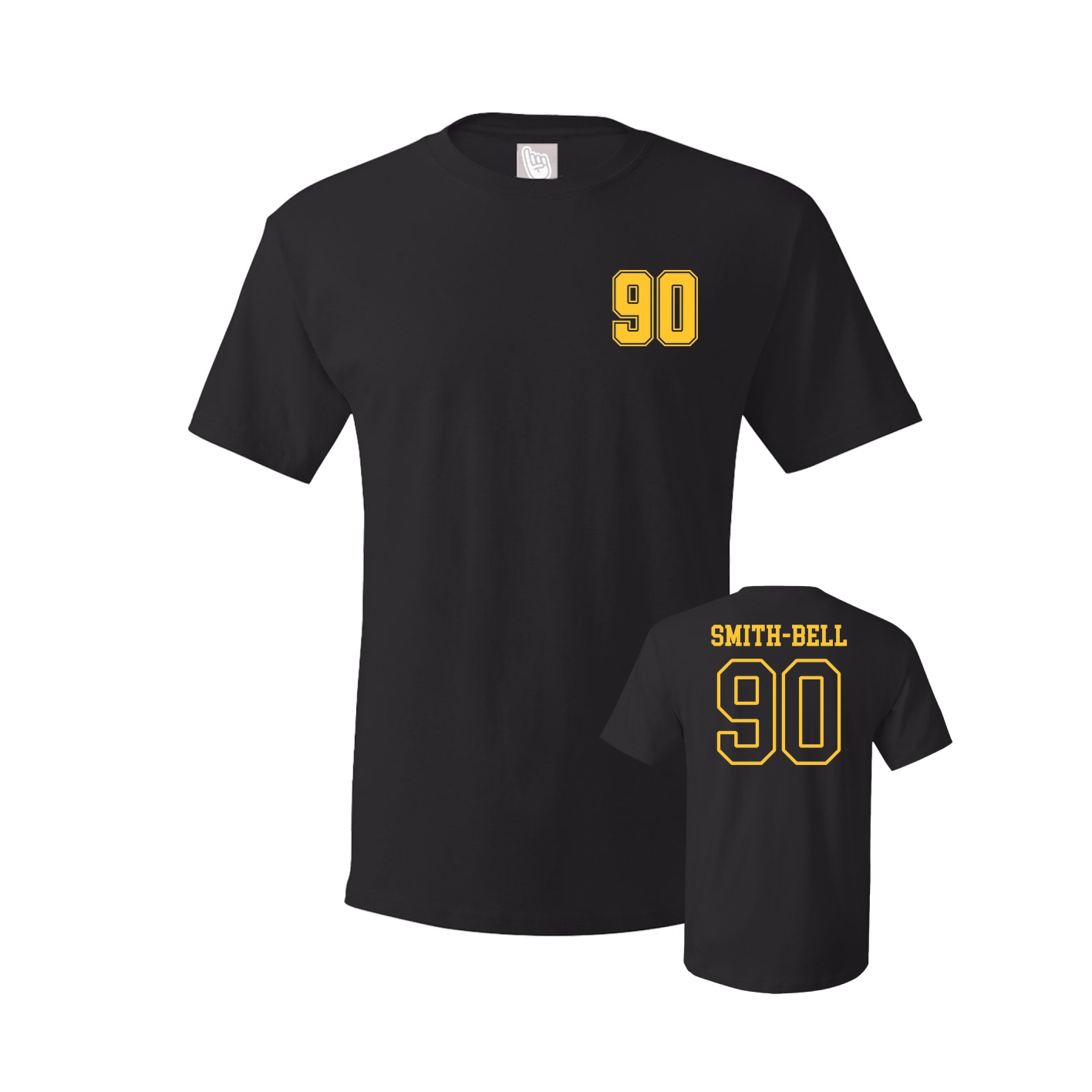 Youth Tee — Chest Back in Black