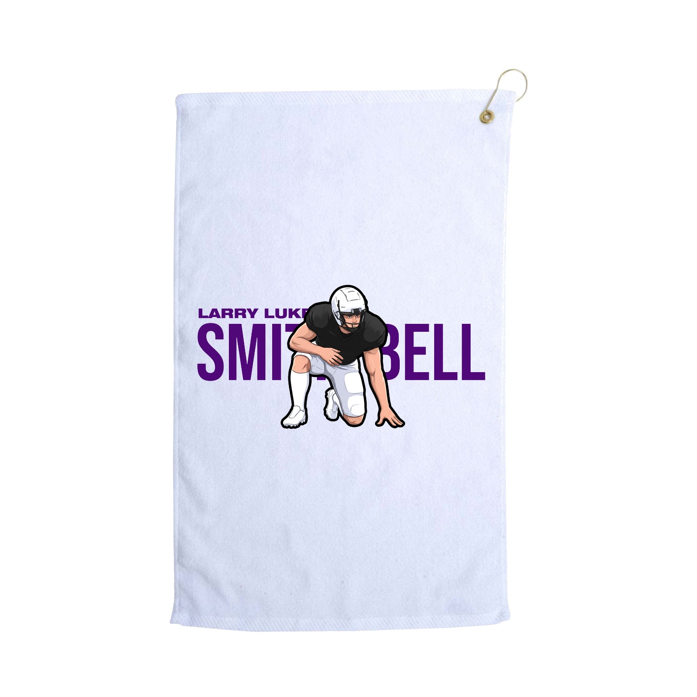 Golf Towel — Player Name in White