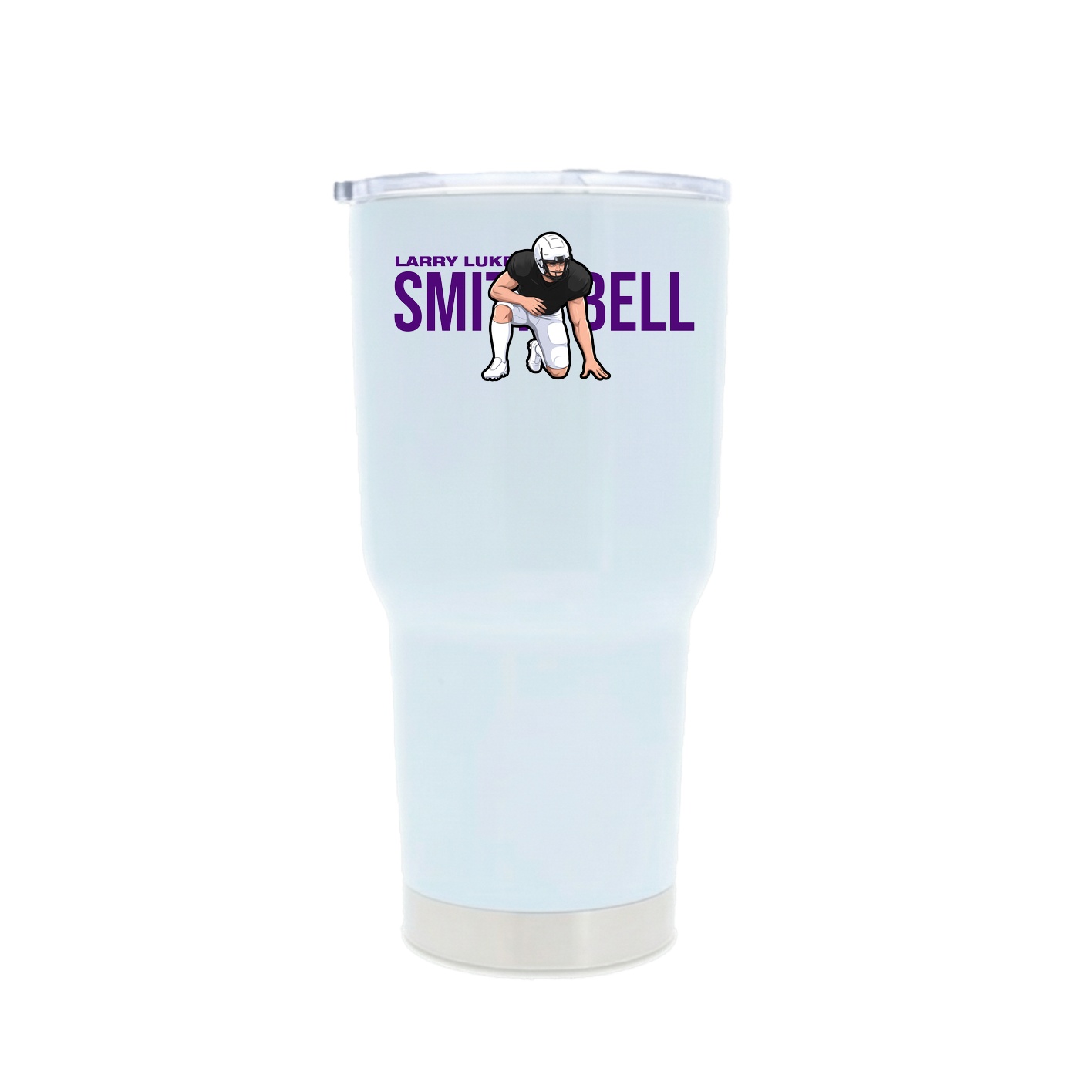 30oz Stainless Steel Tumbler — Player Name in White