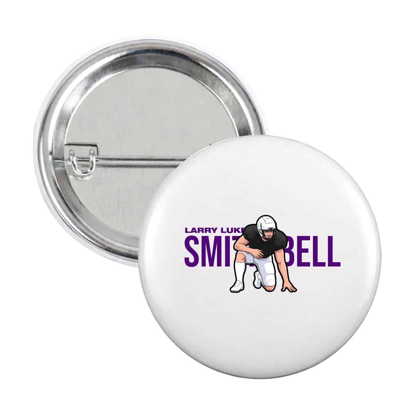 Game Day Button — Player Name in White