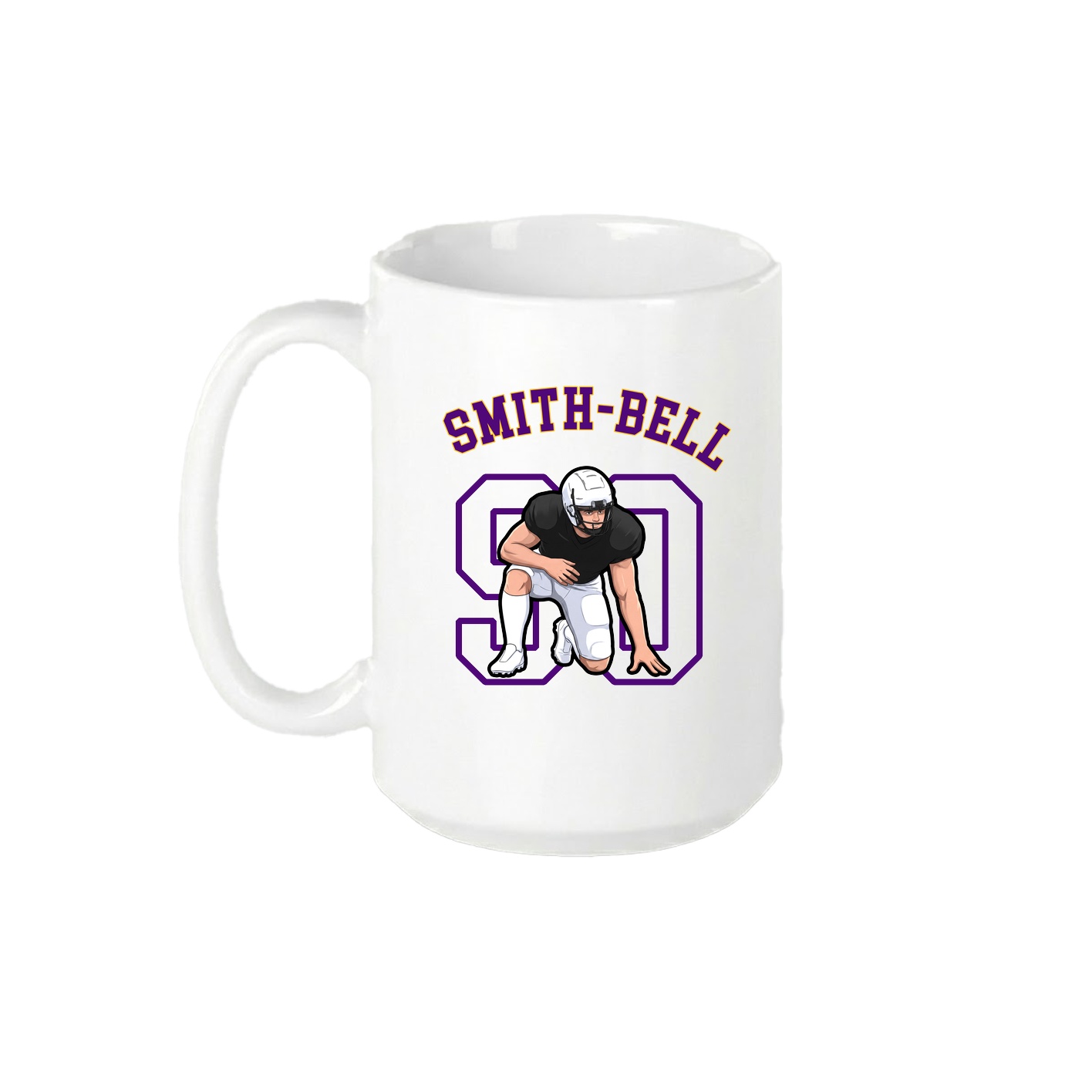 15oz Coffee Mug — Shirsey Arch in White