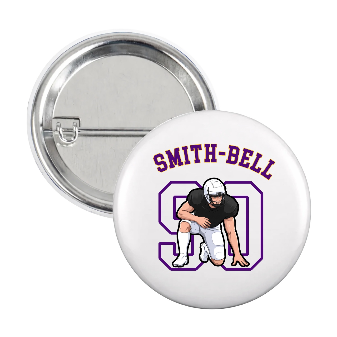 Game Day Button — Shirsey Arch in White
