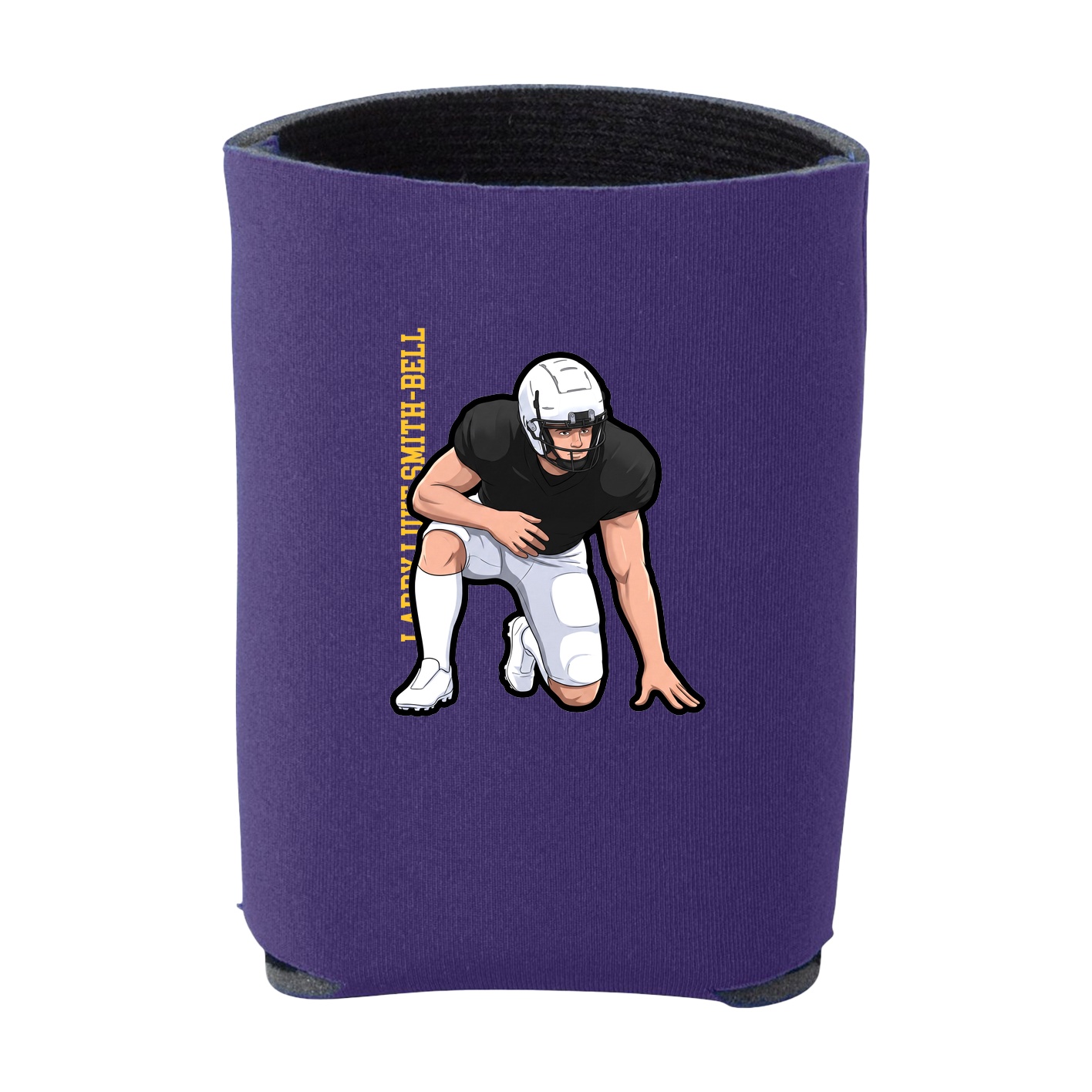 Can Holder — Name Vertical in Purple