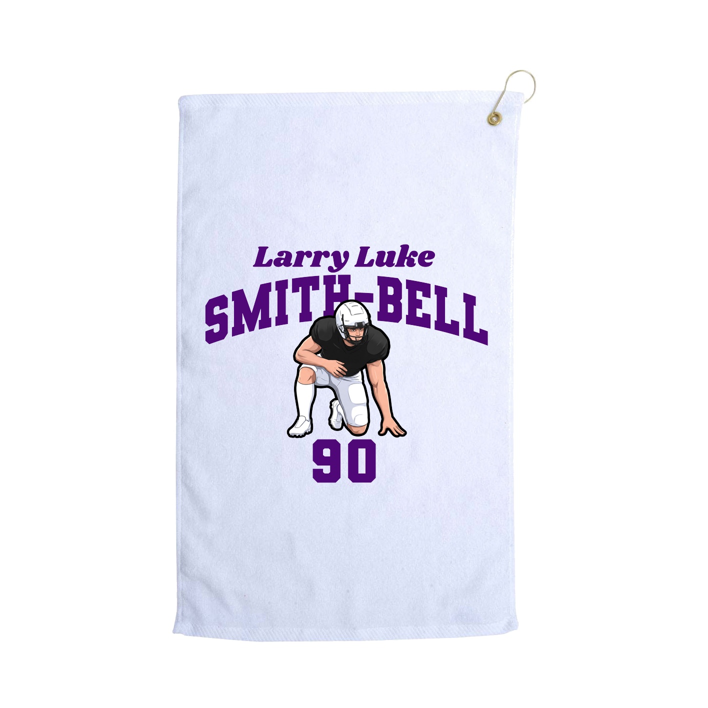 Golf Towel — Signature Arch in White