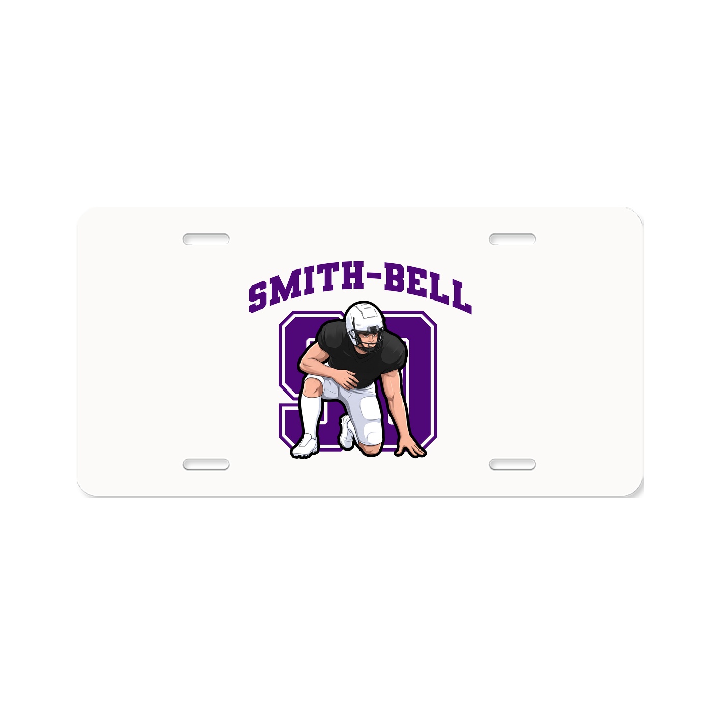 License Plate — Number in Classic