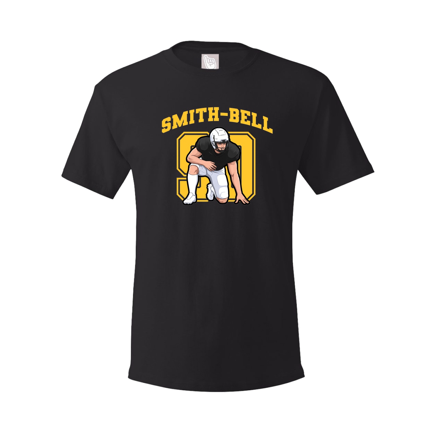 Youth Tee — Number in Black