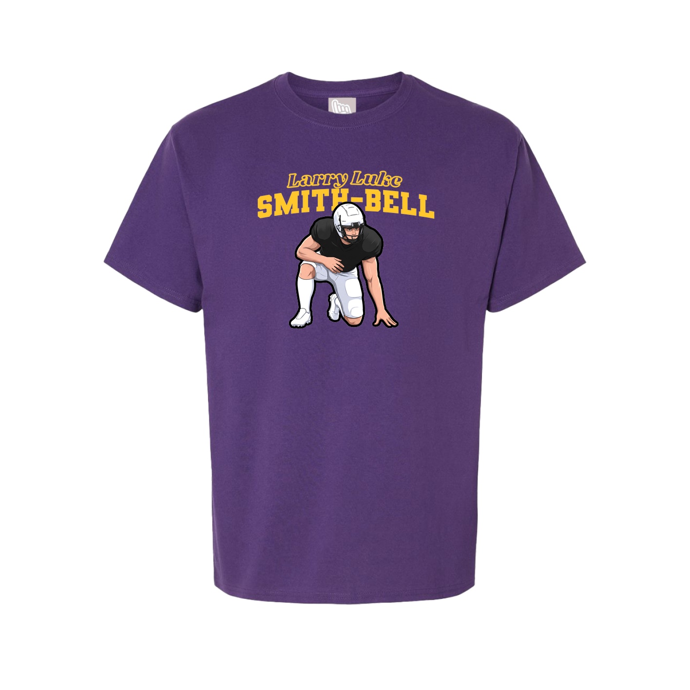 Youth Tee — Name Arch in Purple