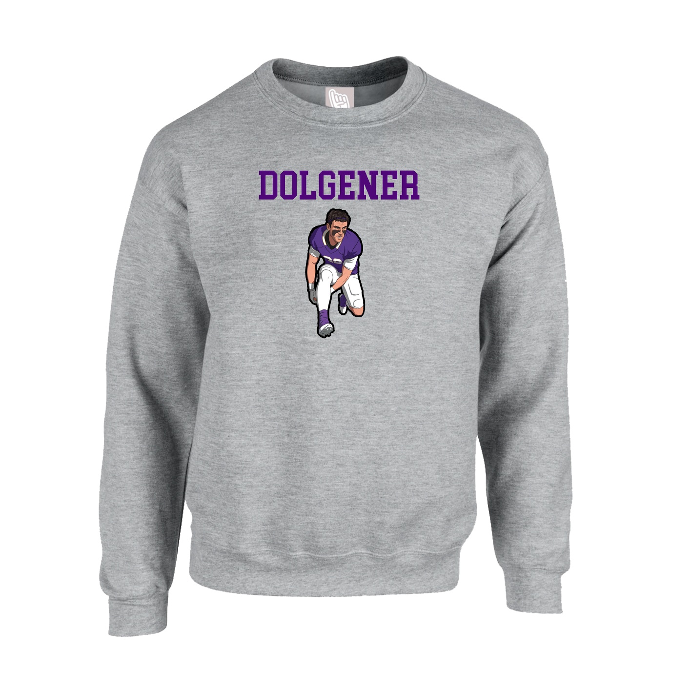 Fleece Crew — Shirsey in Grey