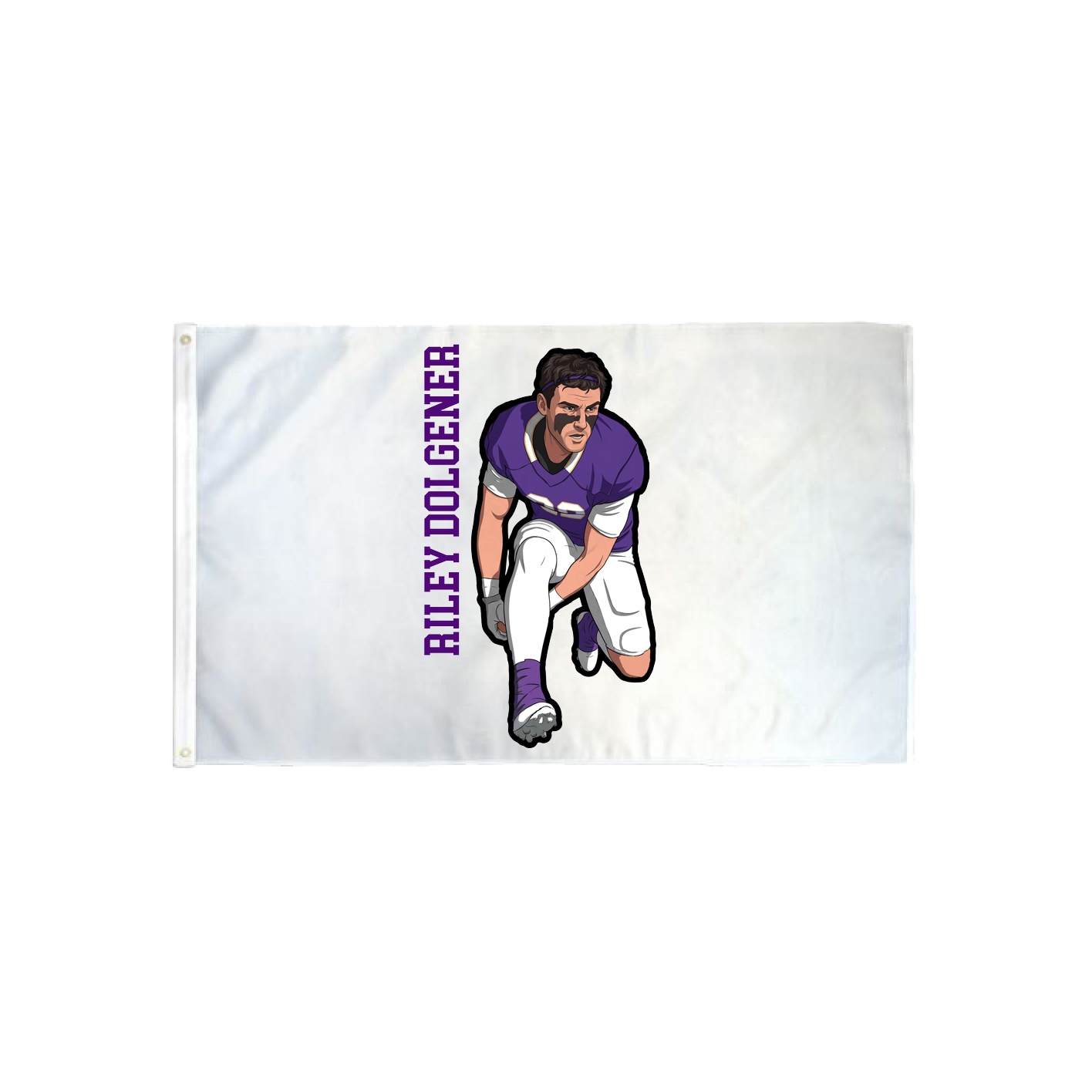 3x5 Flag — Name Vertical in Classic