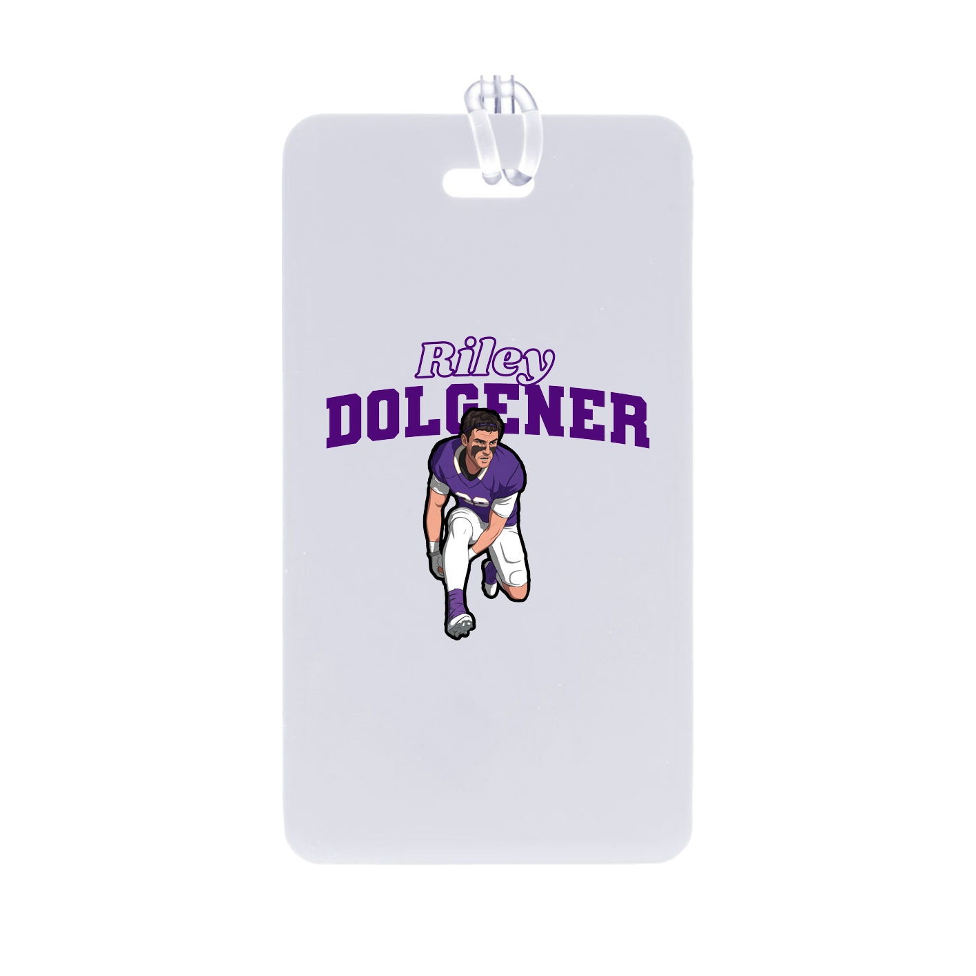 Bag Tag — Name Arch in Classic