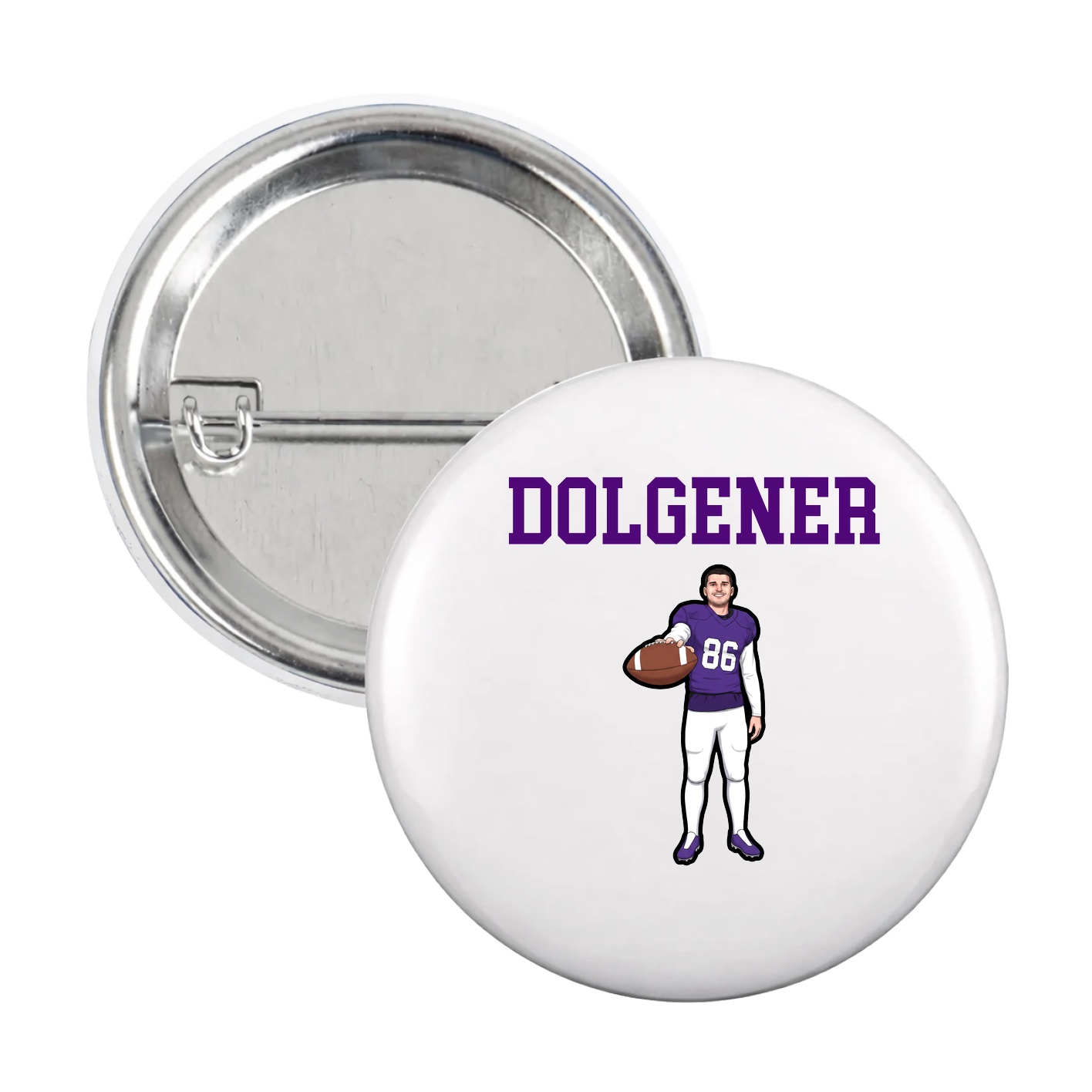 Game Day Button — Shirsey in White