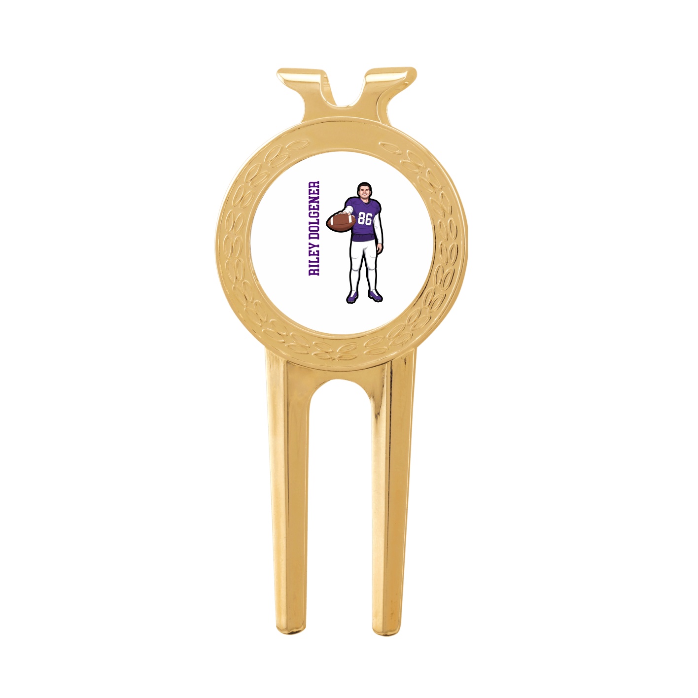 Divot Tool with Ball Marker — Name Vertical in Classic
