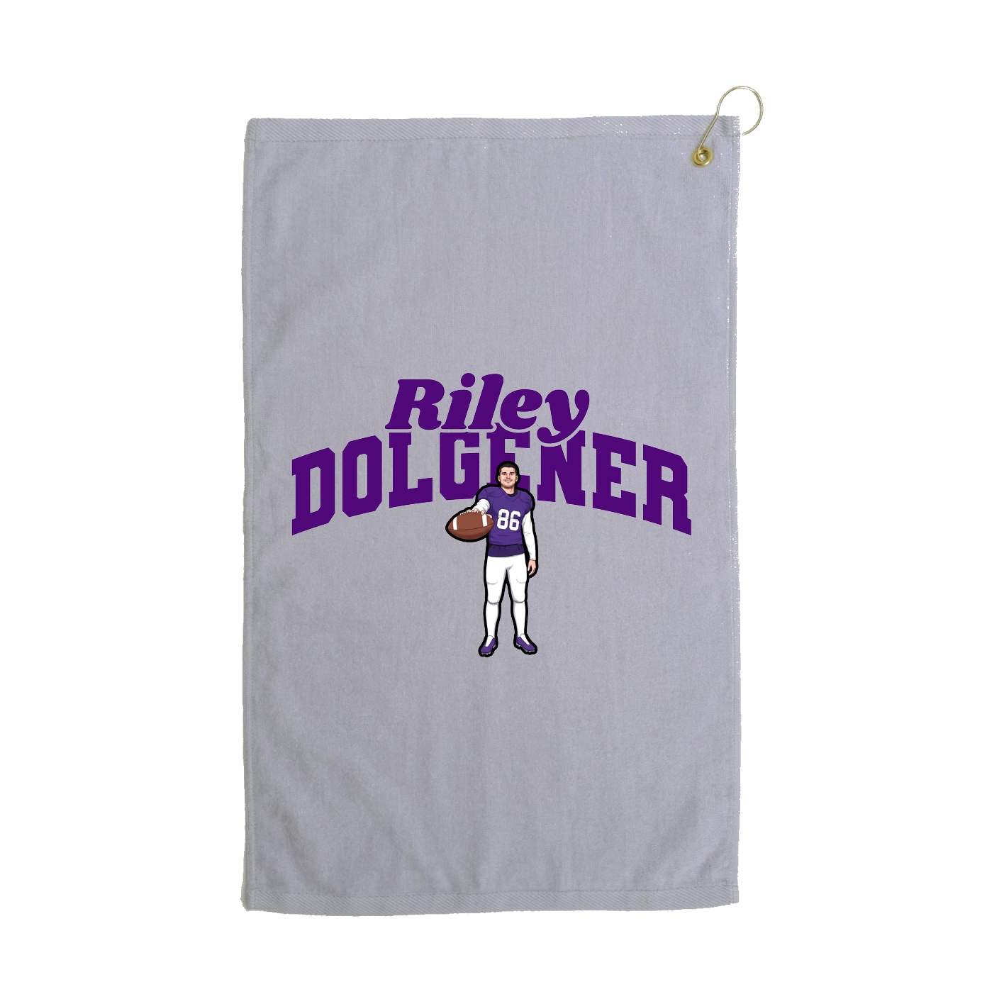 Golf Towel — Signature Arch in Grey
