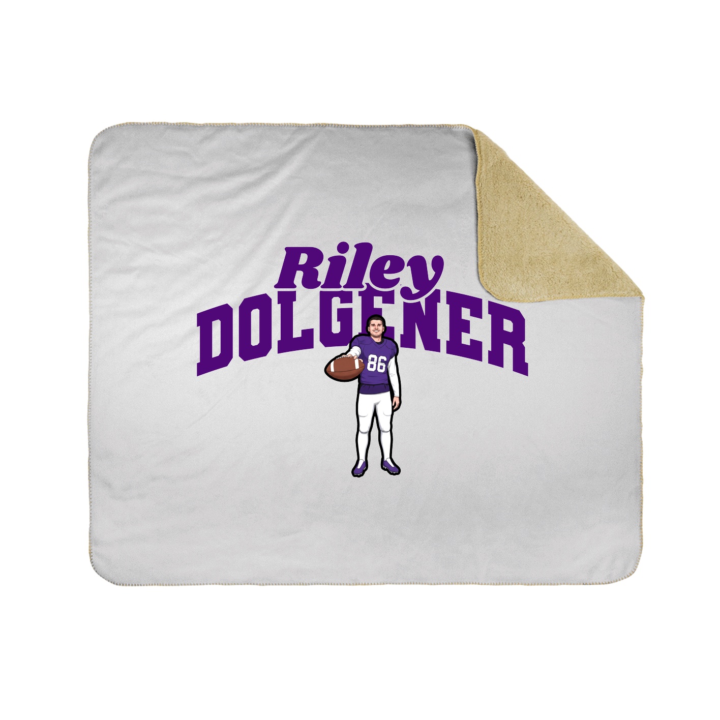 Throw Blanket — Signature Arch in White