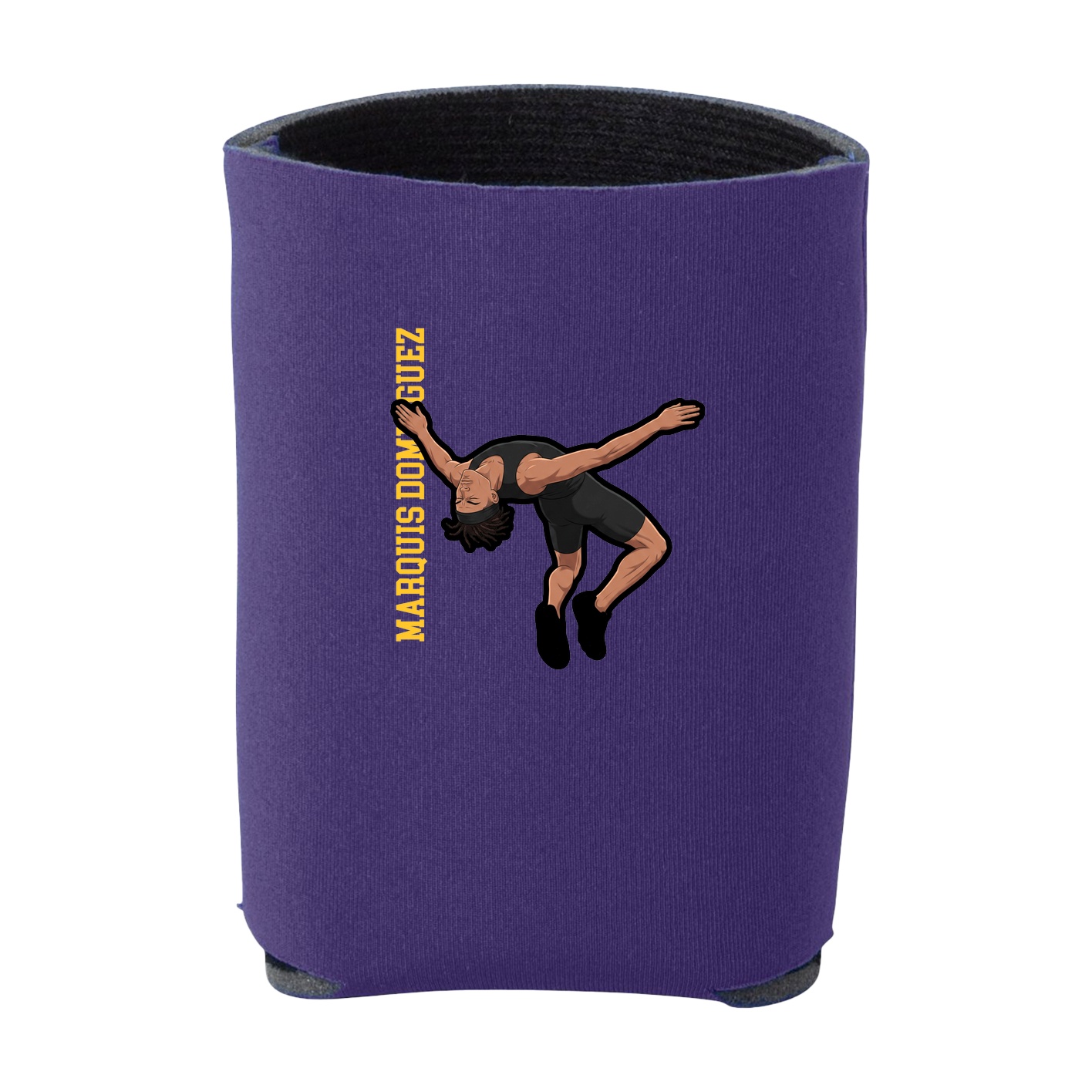 Can Holder — Name Vertical in Purple