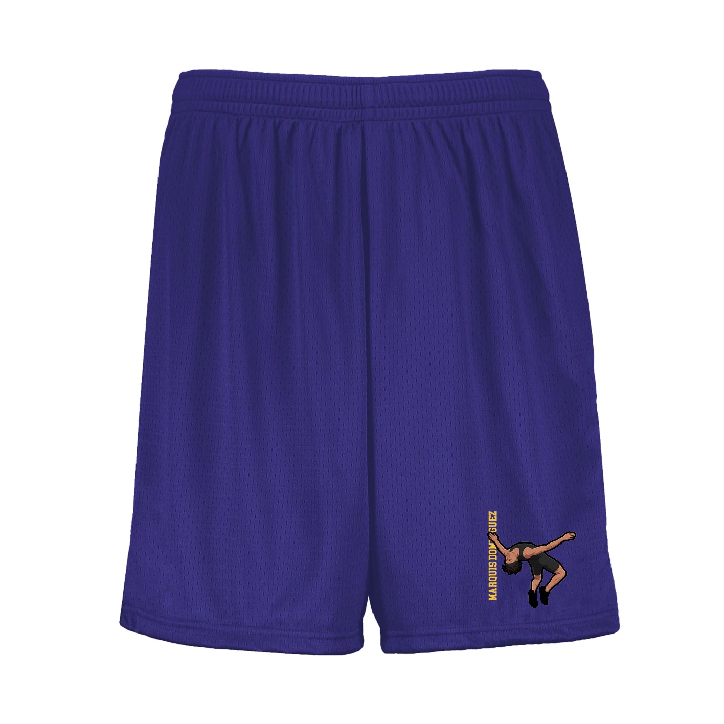 Shorts — Name Vertical in Purple