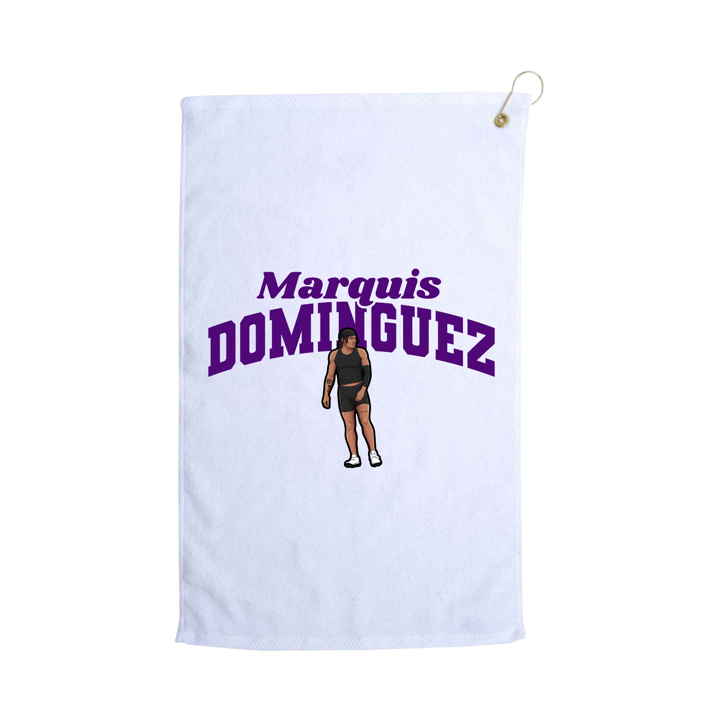 Golf Towel — Signature Arch in White