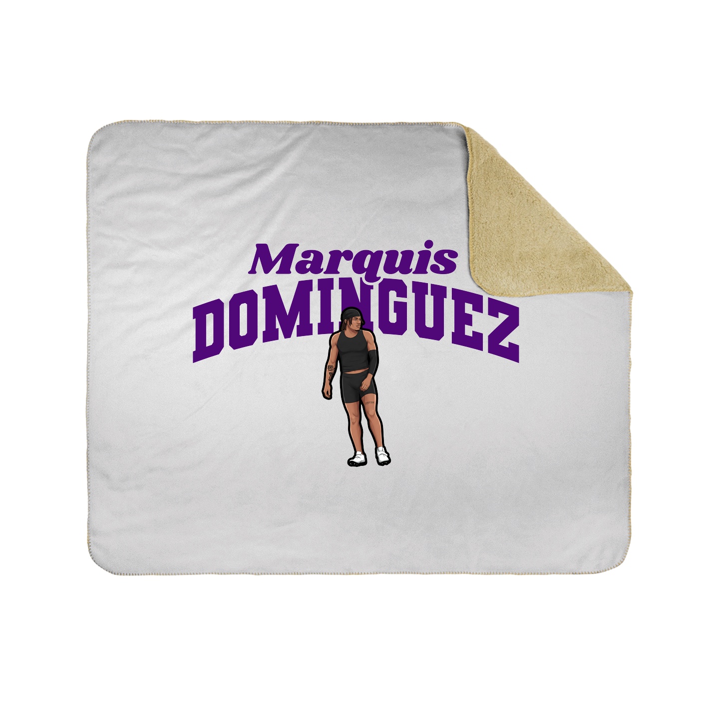 Throw Blanket — Signature Arch in White