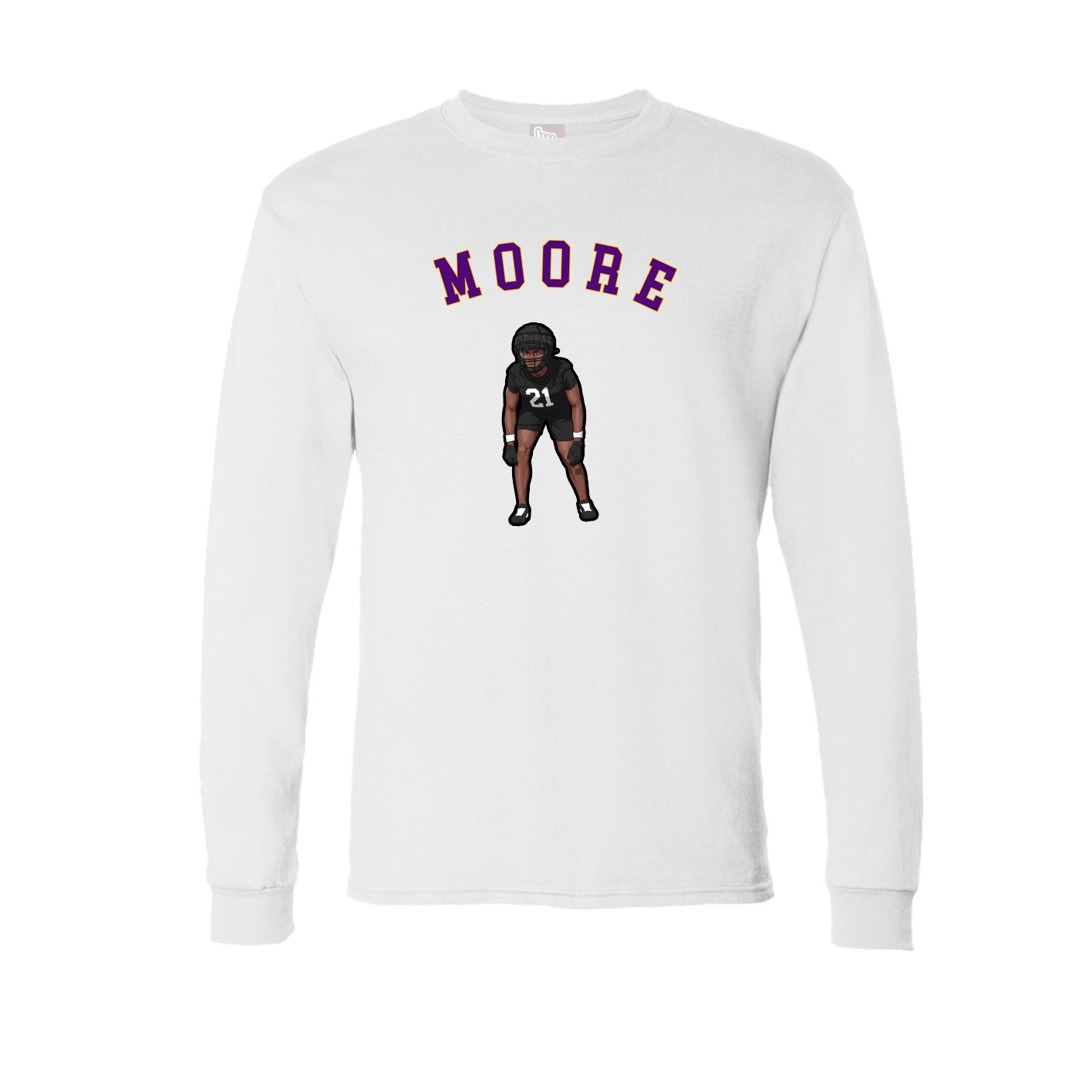 Long Sleeve Tee — Shirsey Arch in White