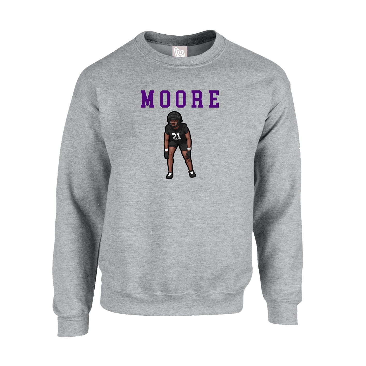 Fleece Crew — Shirsey in Grey