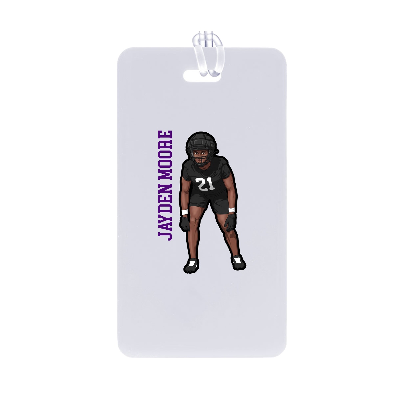 Bag Tag — Name Vertical in Classic