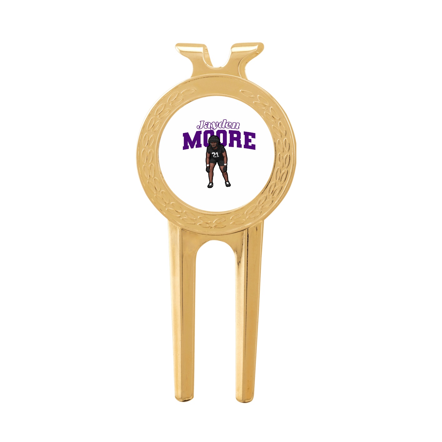 Divot Tool with Ball Marker — Name Arch in Classic