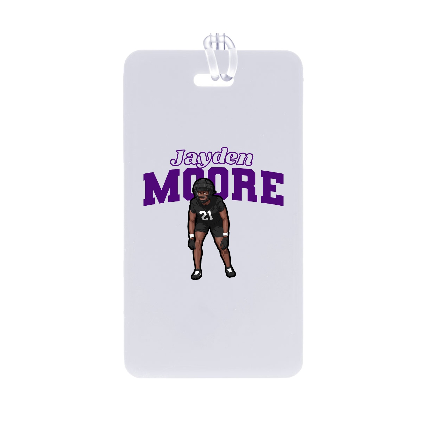 Bag Tag — Name Arch in Classic