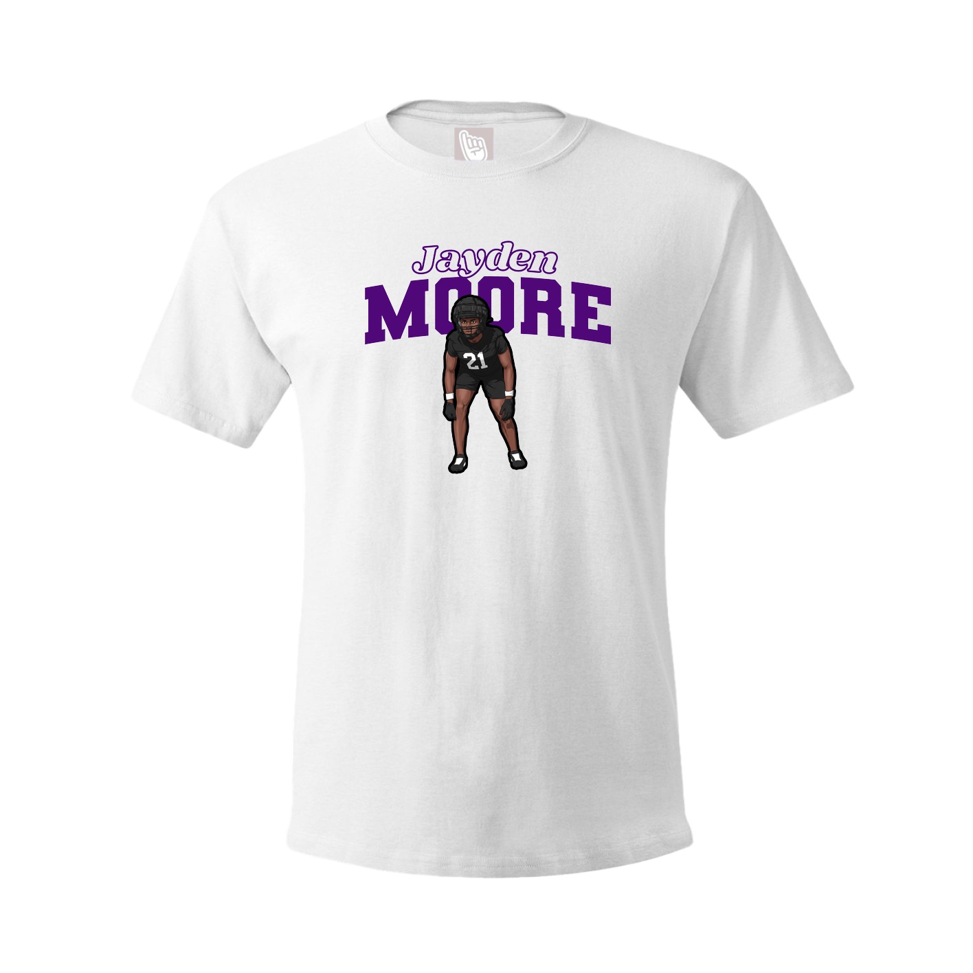 Tee — Name Arch in White