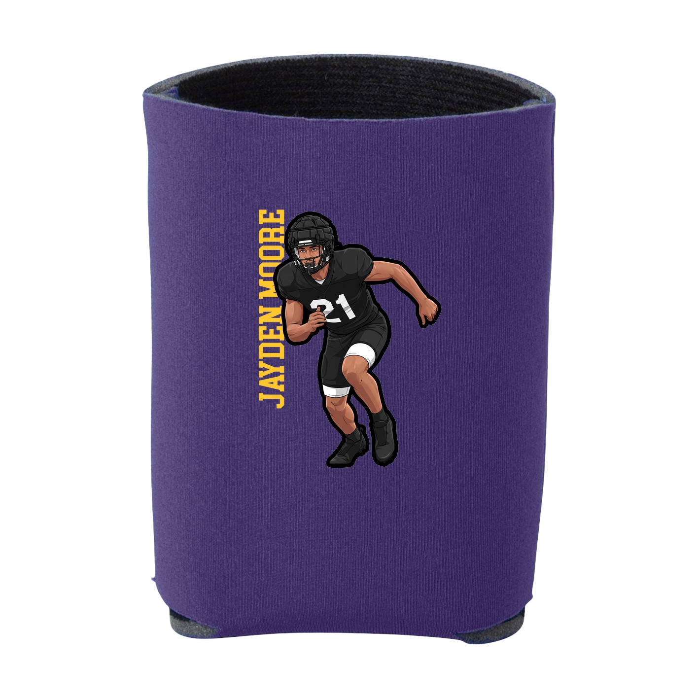 Can Holder — Name Vertical in Purple