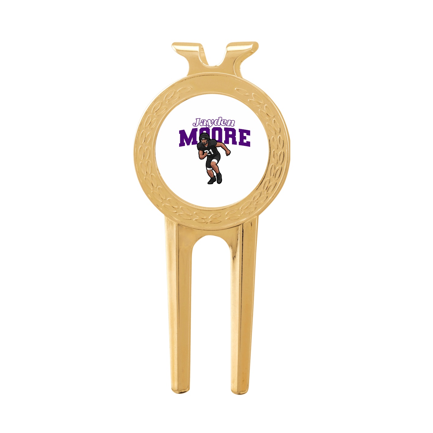 Divot Tool with Ball Marker — Name Arch in Classic