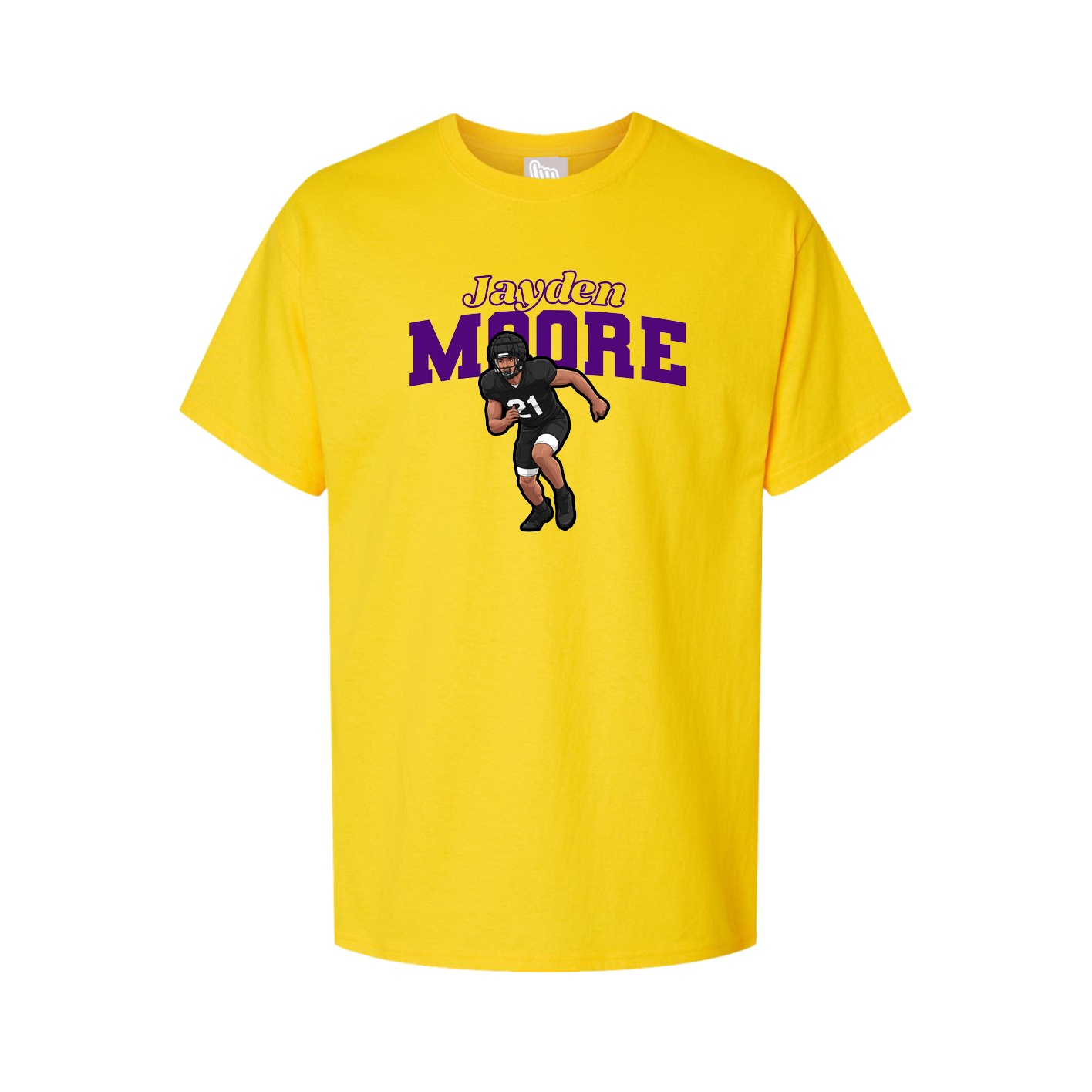 Tee — Name Arch in Gold