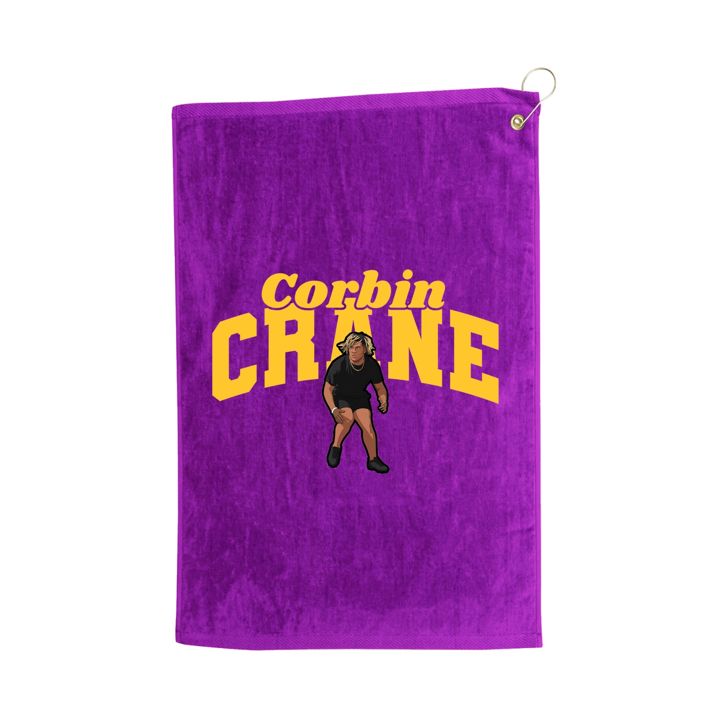 Golf Towel — Signature Arch in Purple