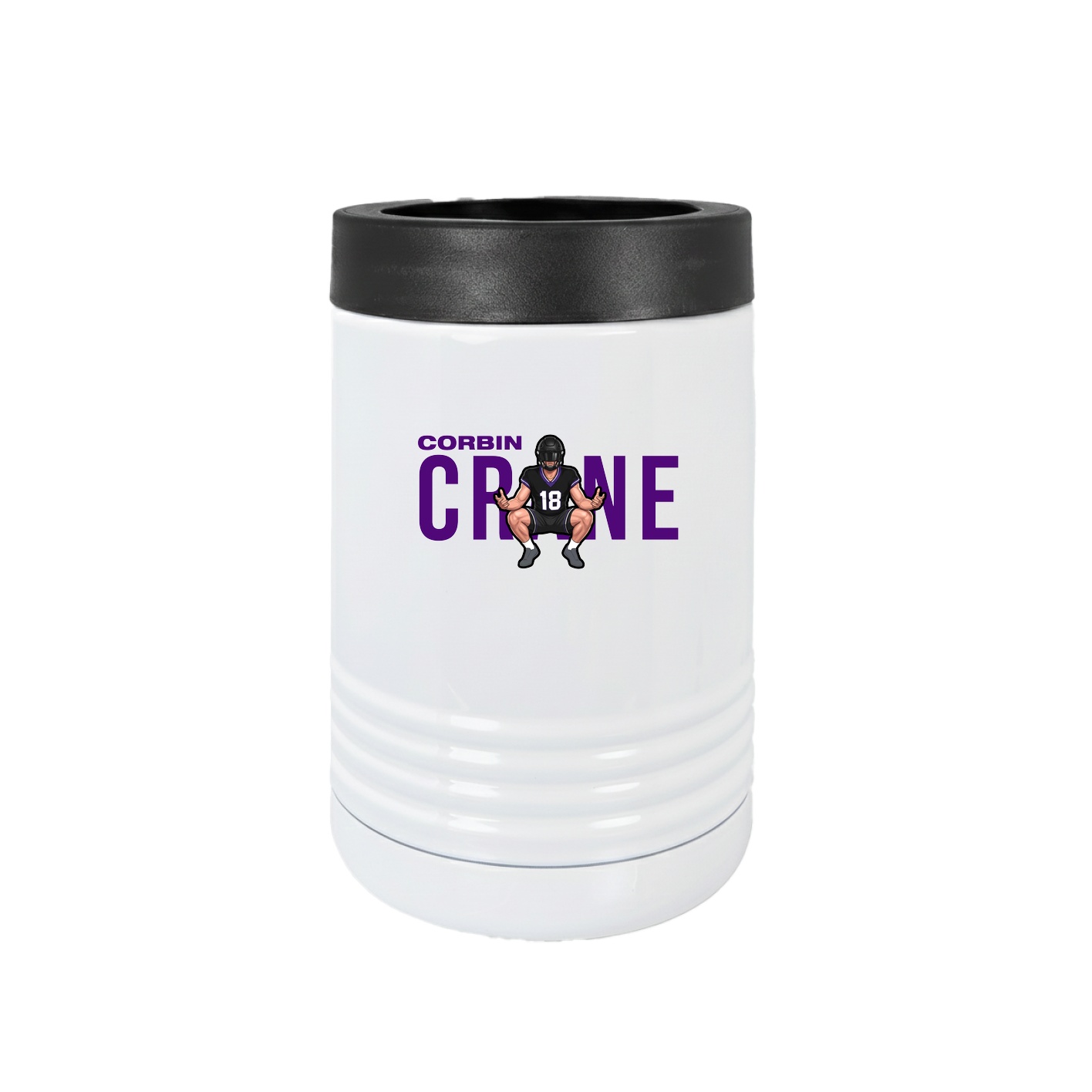 Beverage Holder — Player Name in White