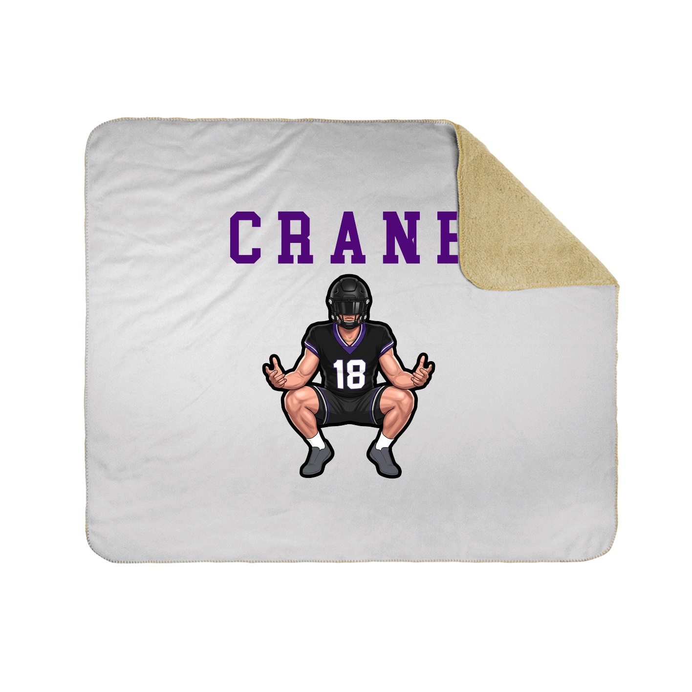 Throw Blanket — Shirsey in White