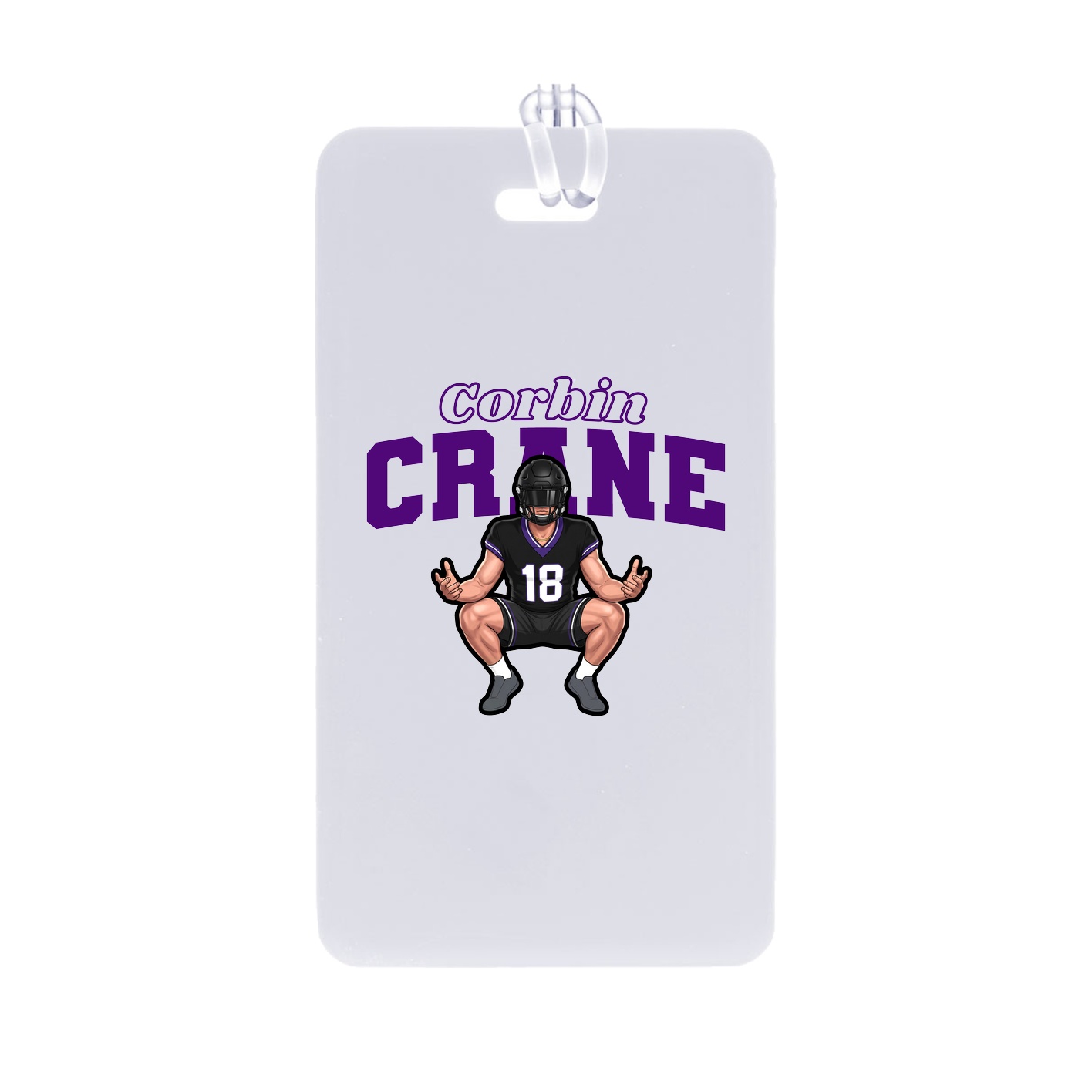 Bag Tag — Name Arch in Classic