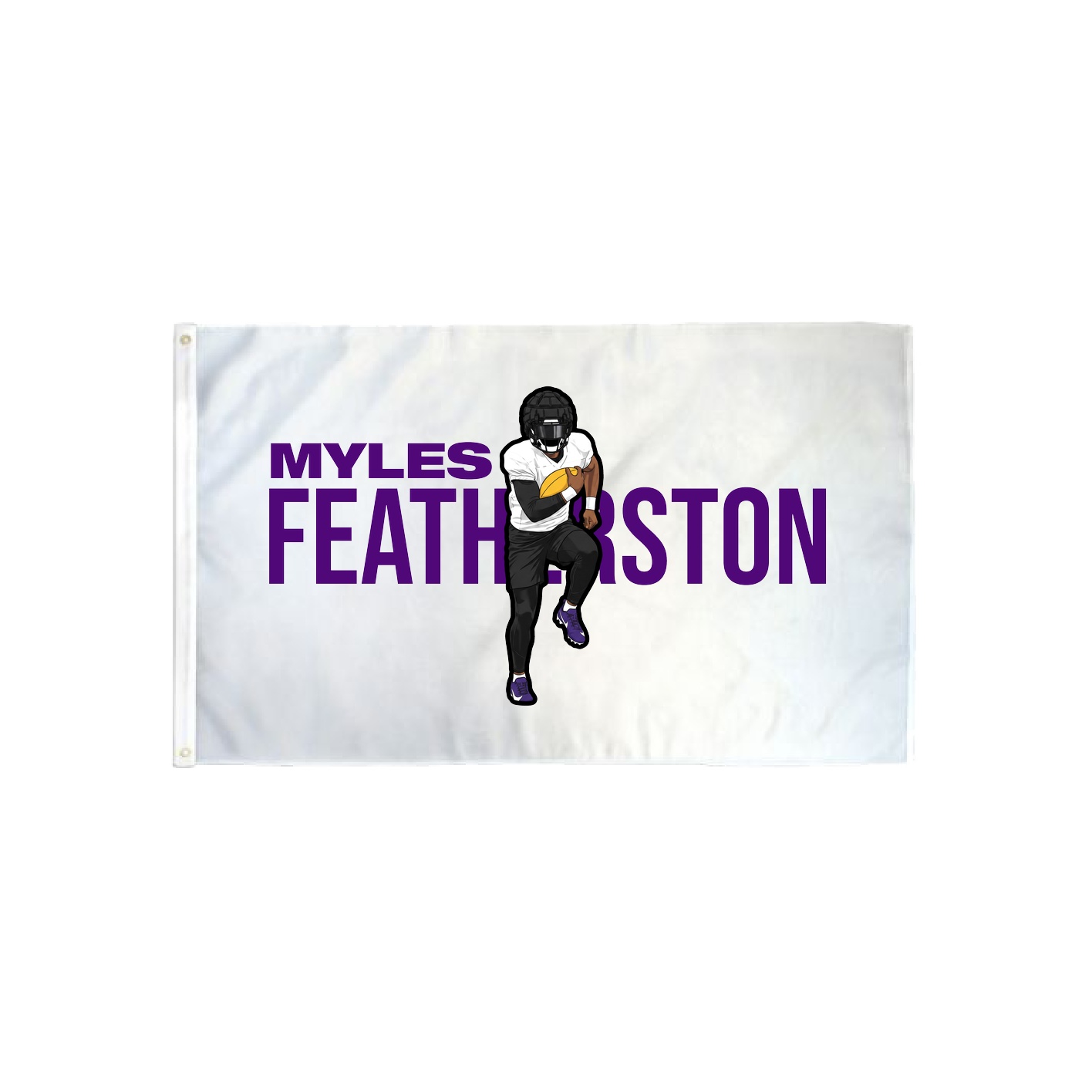 3x5 Flag — Player Name in Classic