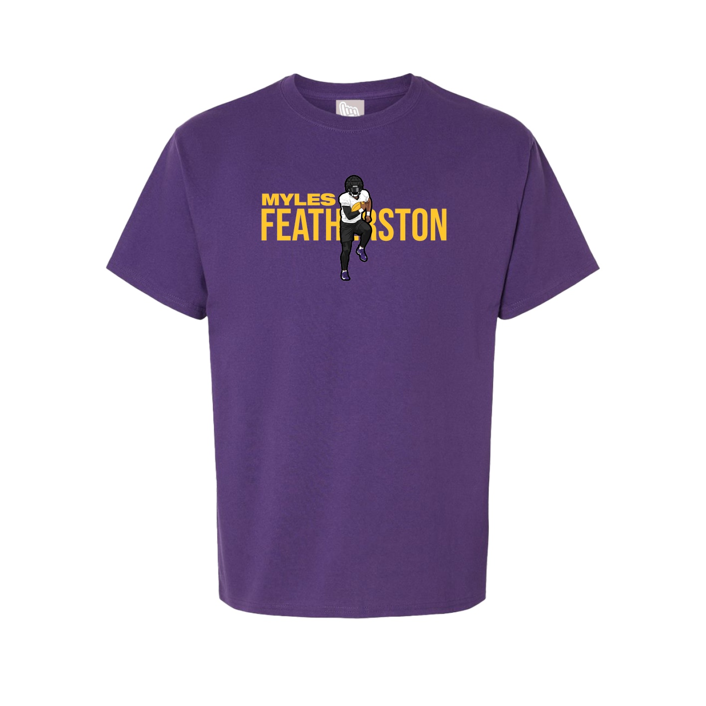 Youth Tee — Player Name in Purple