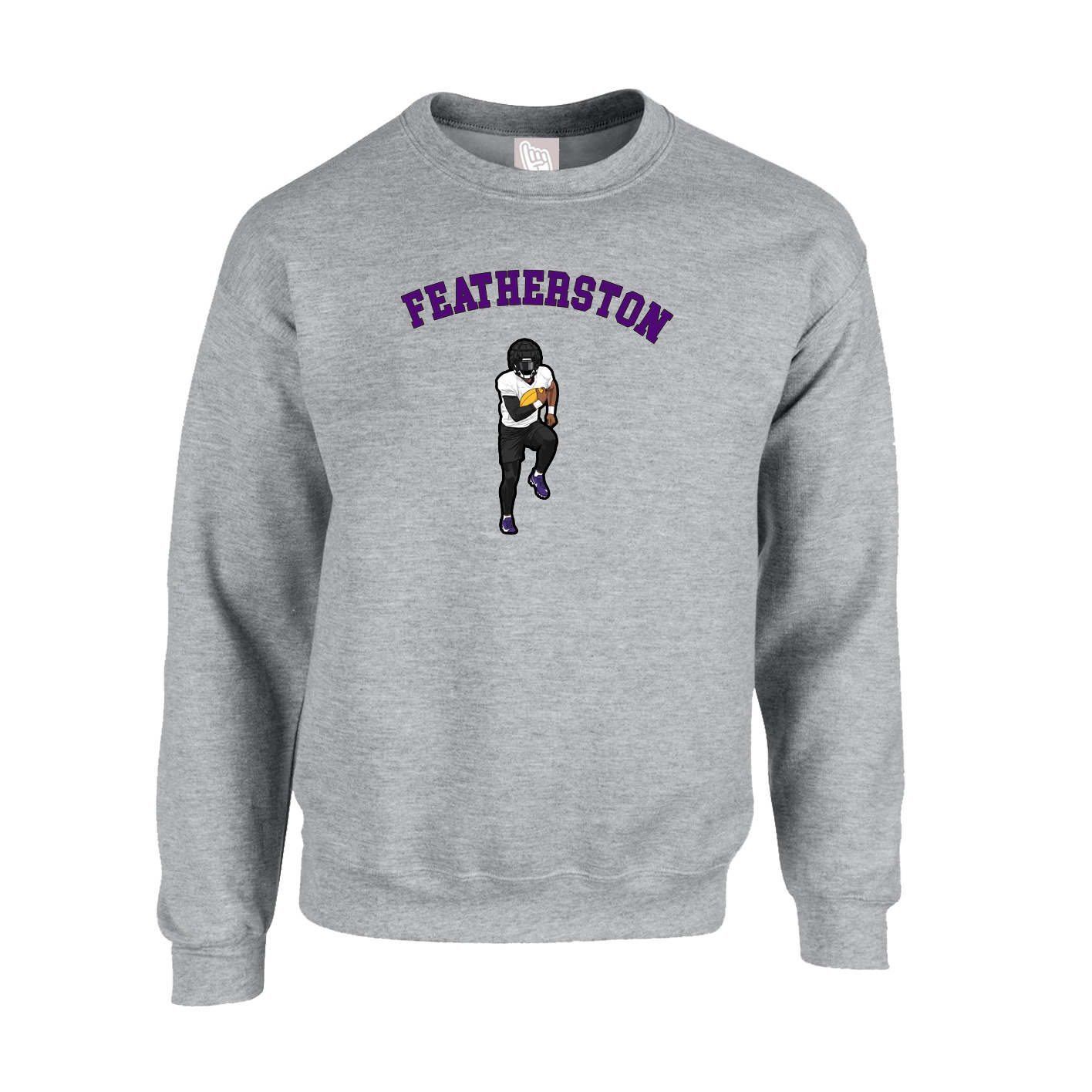 Fleece Crew — Shirsey Arch in Grey