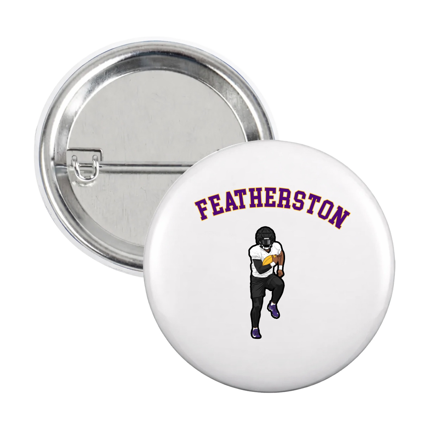 Game Day Button — Shirsey Arch in White